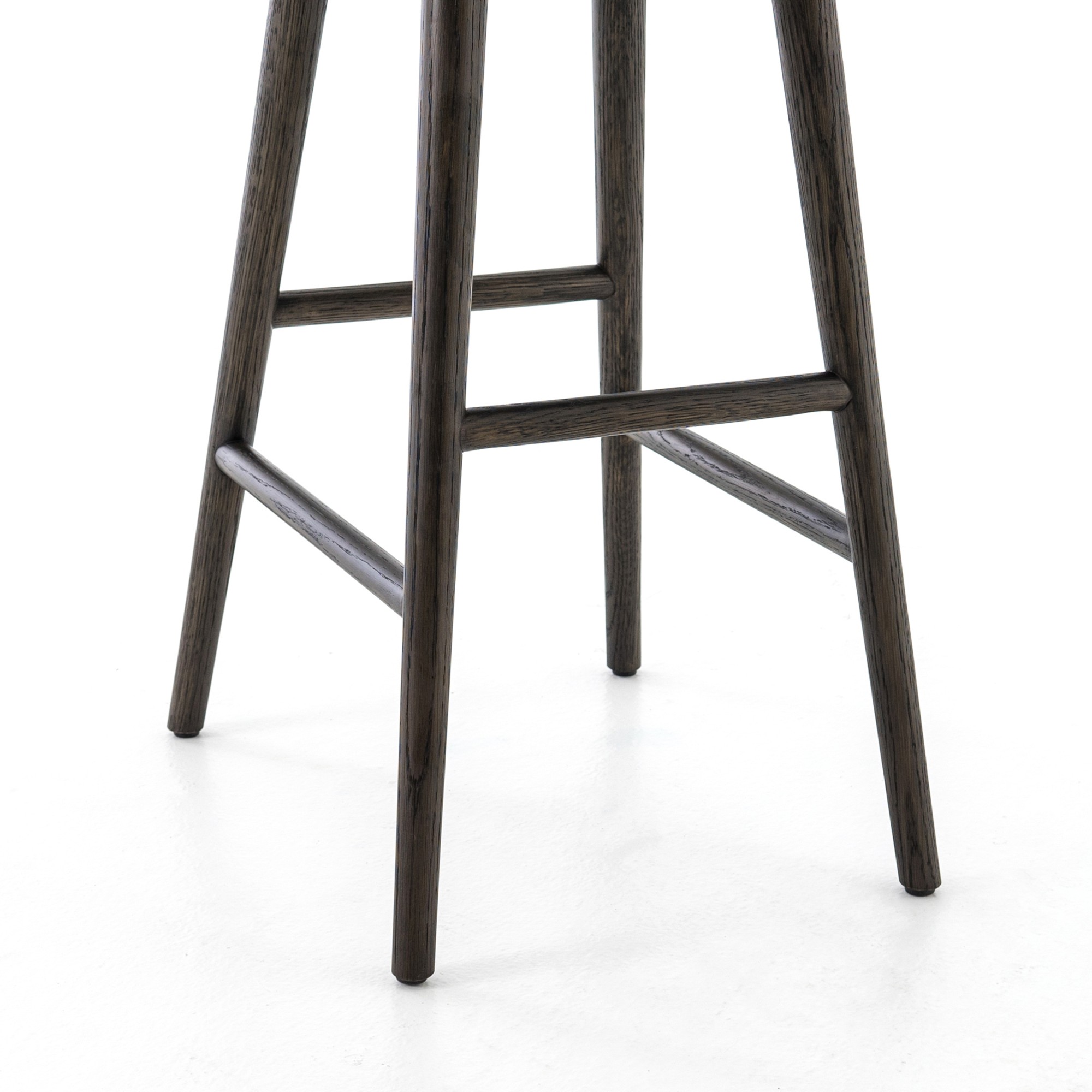 Andalusia Upholstered Saddle Backless Stool