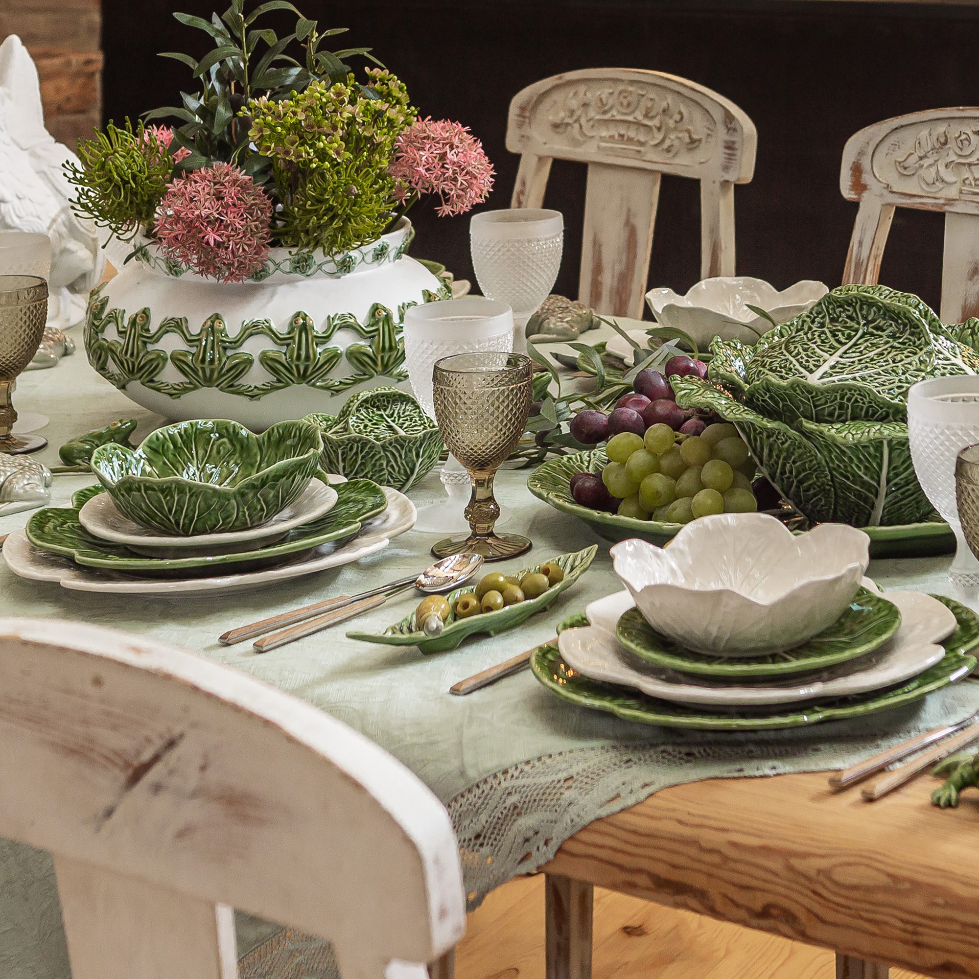 Bordallo Pinheiro Cabbage Salad Plates