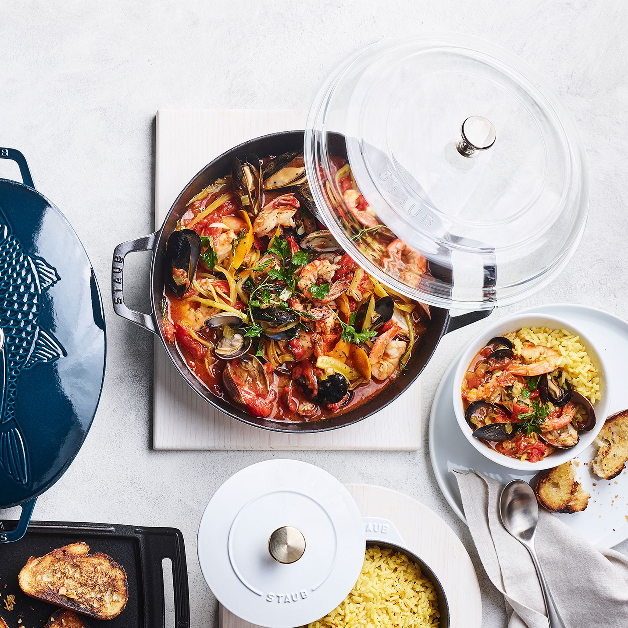 Staub Enameled Cast Iron Everything Braiser, 3 1/2-Qt.