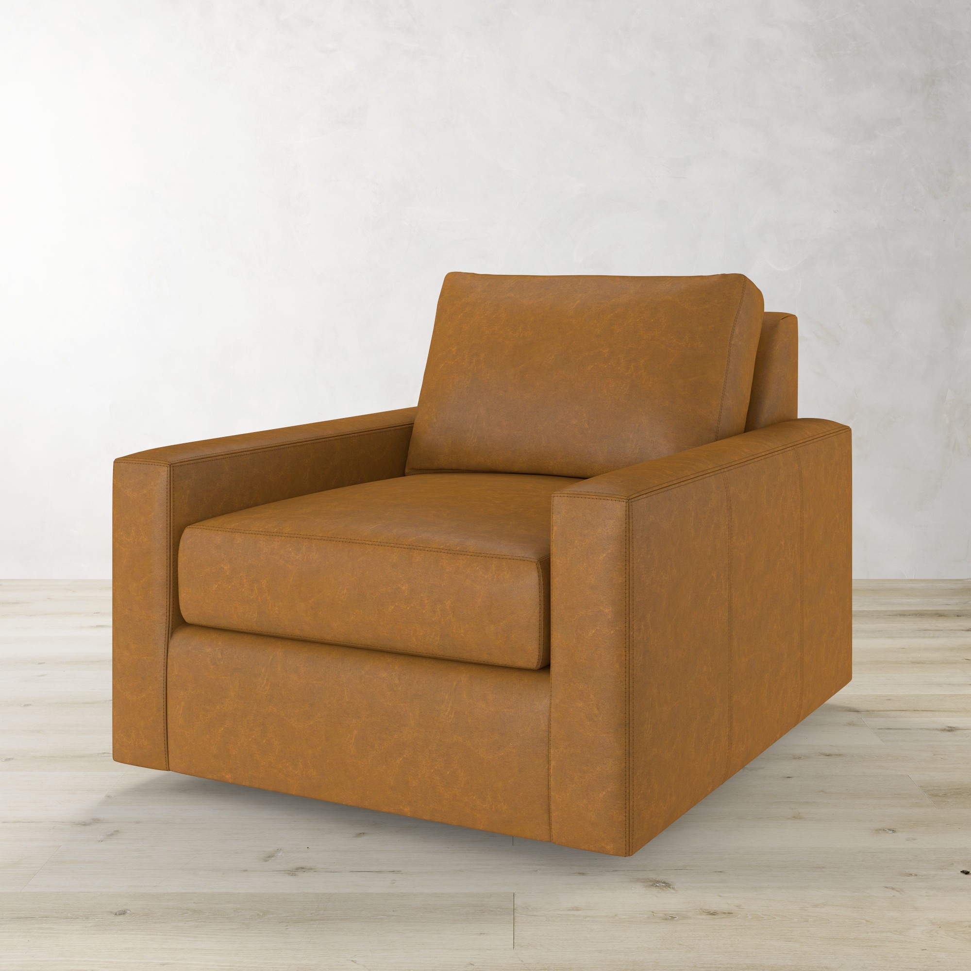 Ghent Square Arm Swivel Armchair