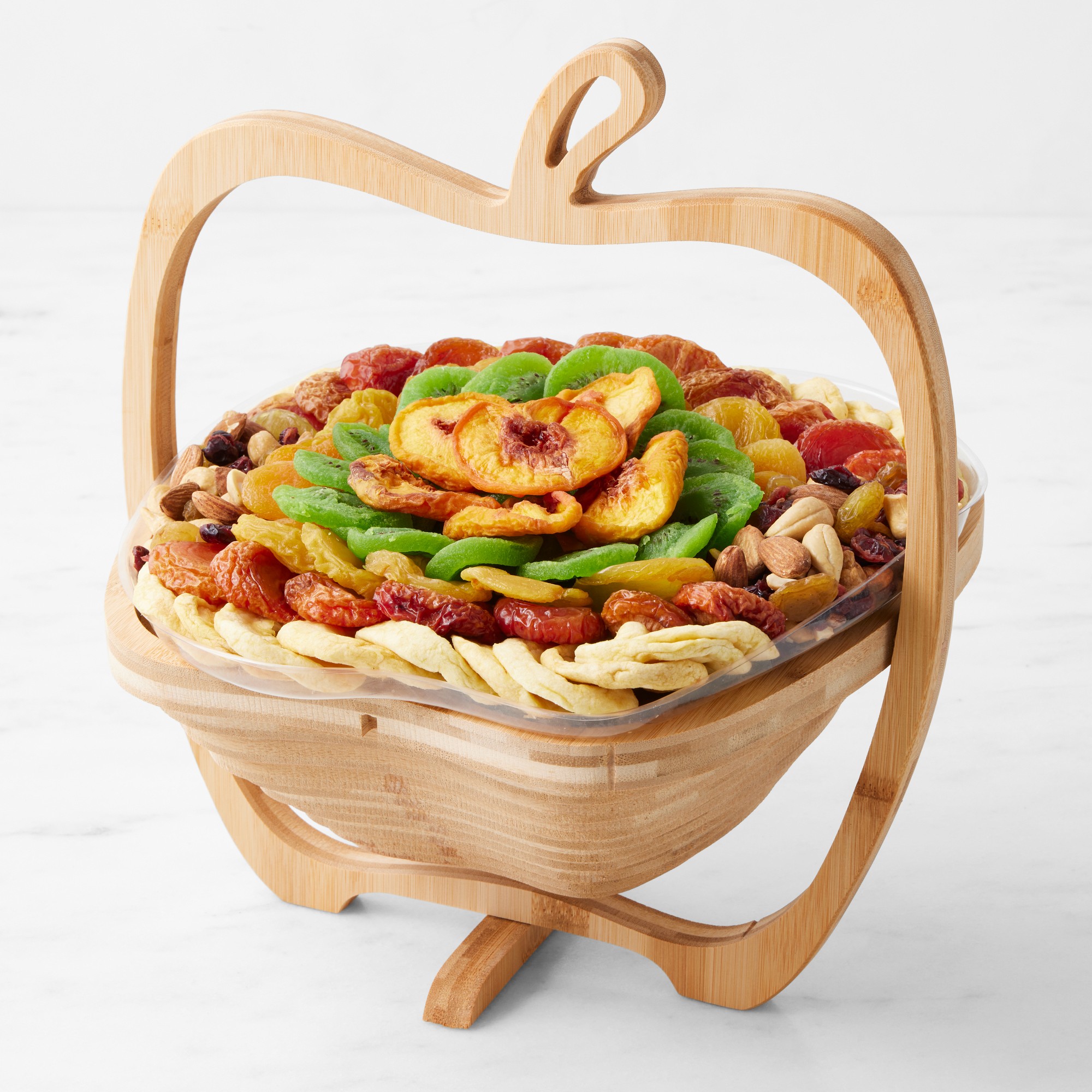 Bonnie & Pop Dried Fruits Apple Tray Basket