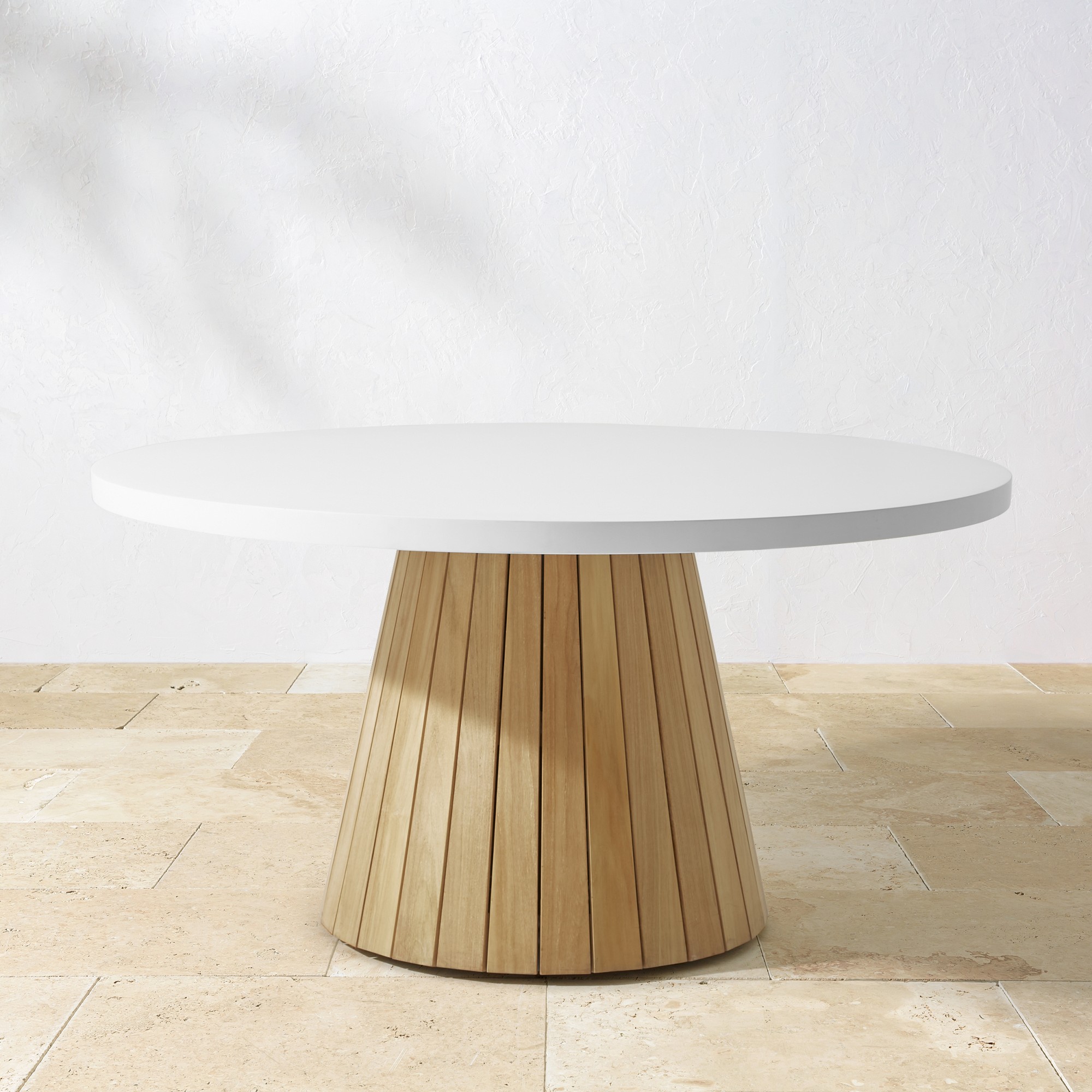 Balboa Round Fiberstone Dining Table (60