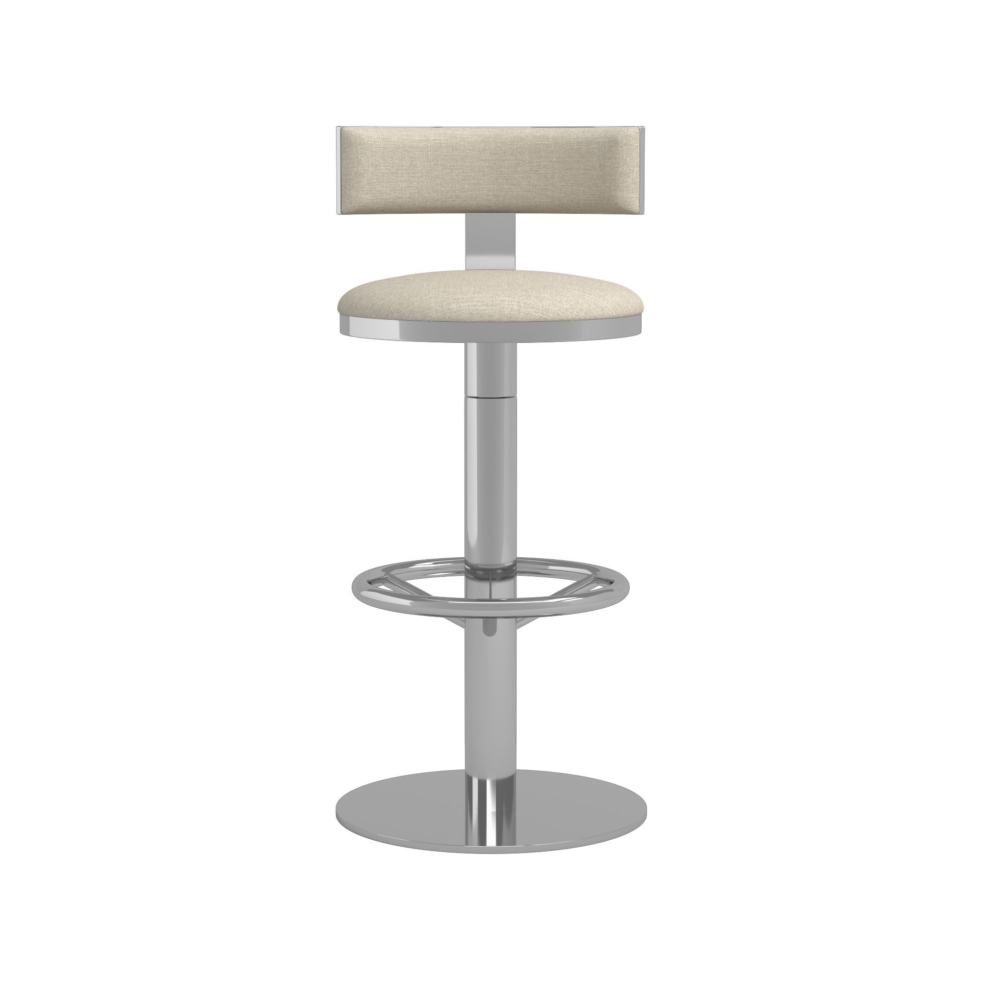 Larkin Upholstered Pedestal Counter & Bar Stool