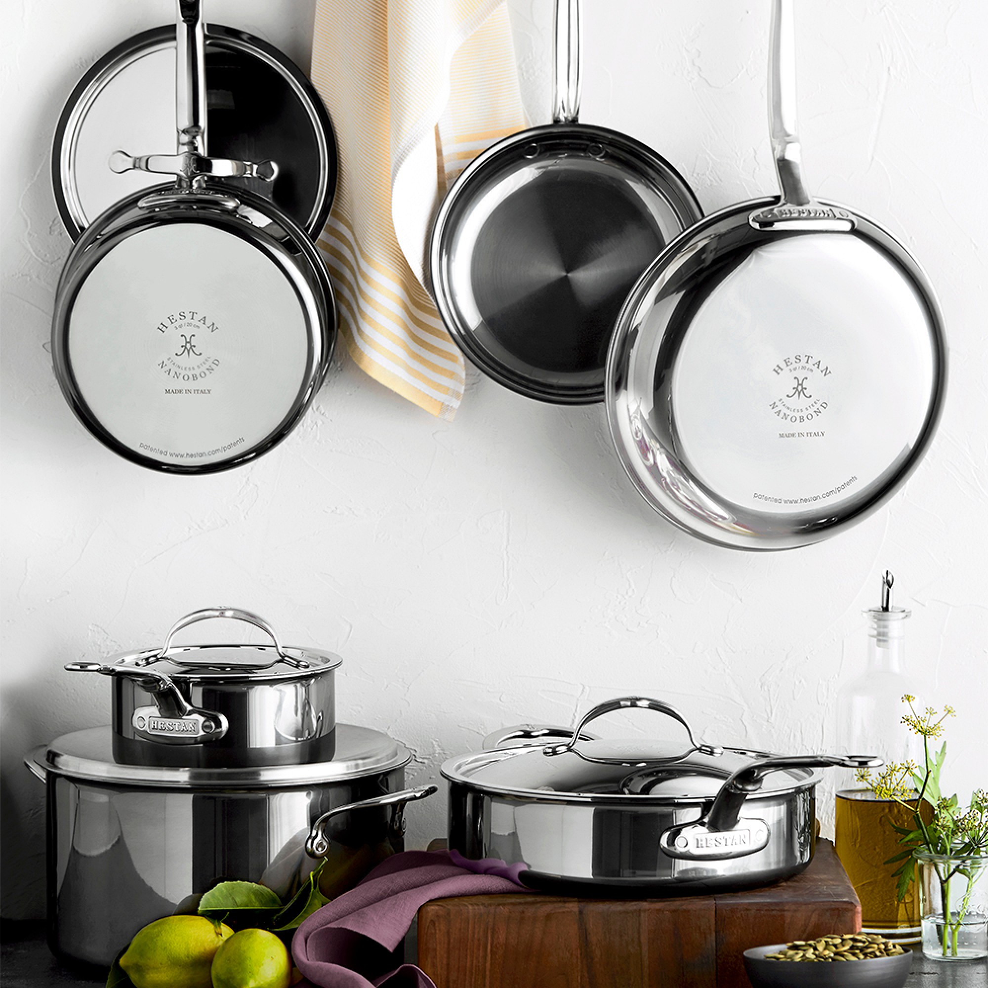 Hestan Nanobond ® Titanium Stainless-Steel 27-Piece Cookware Set