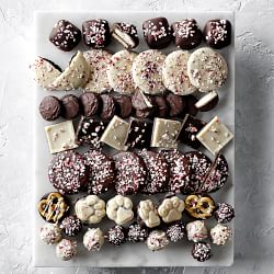Williams Sonoma Dark Chocolate Peppermint Bark Cookies