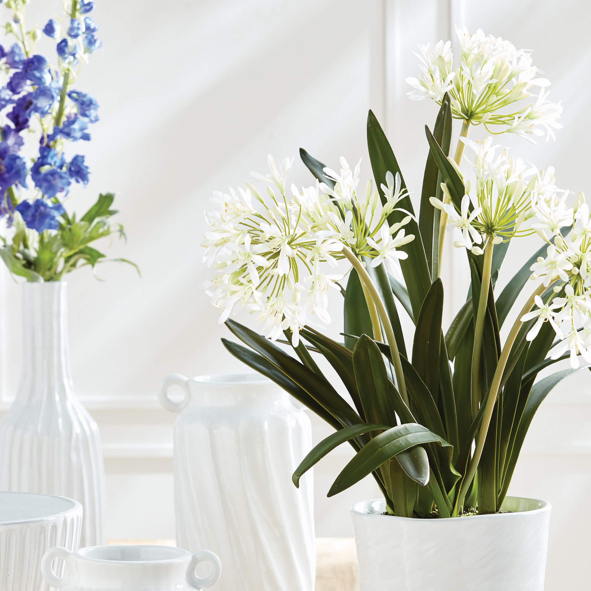 Faux Agapanthus Drop-In