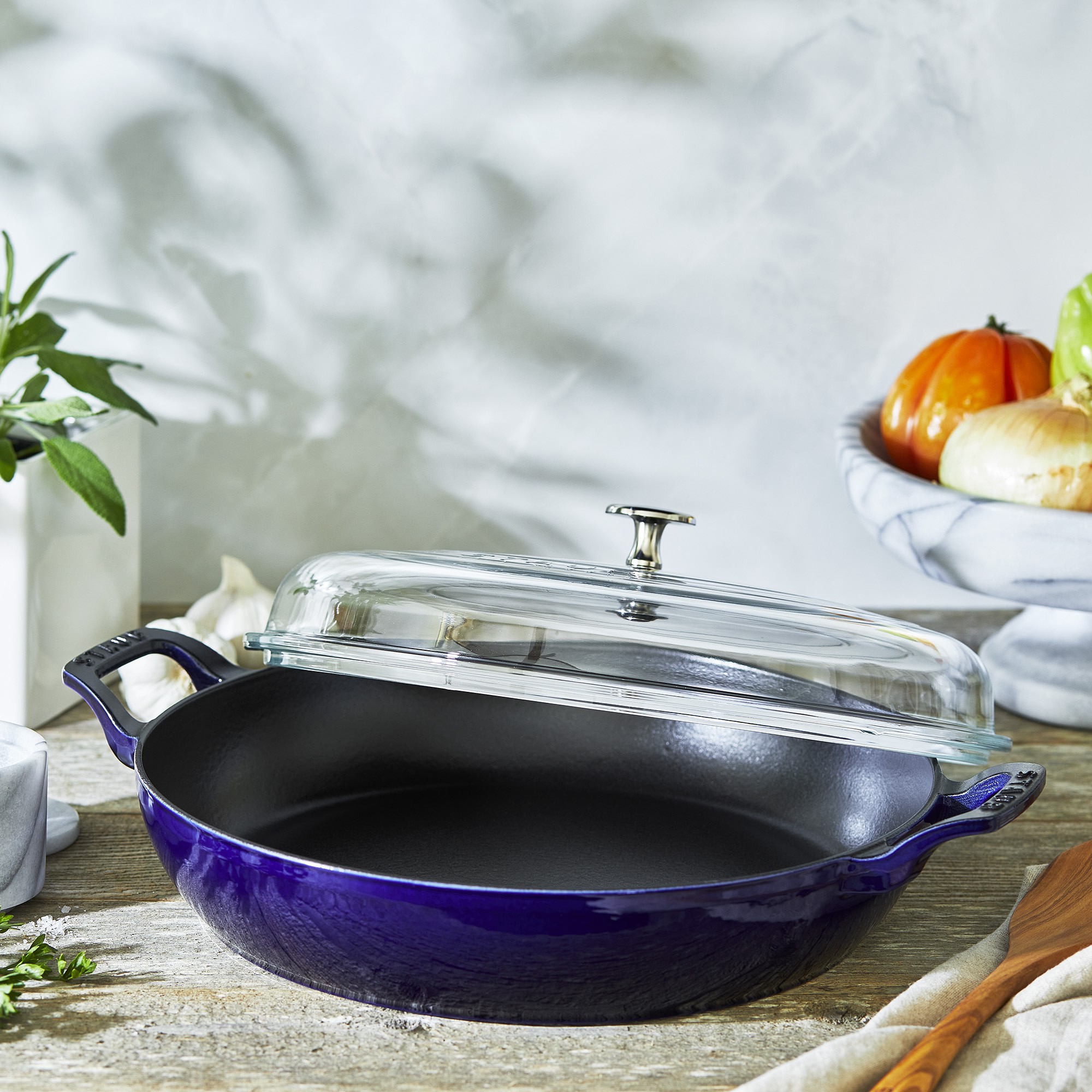 Staub Enameled Cast Iron Everything Braiser, 3 1/2-Qt.