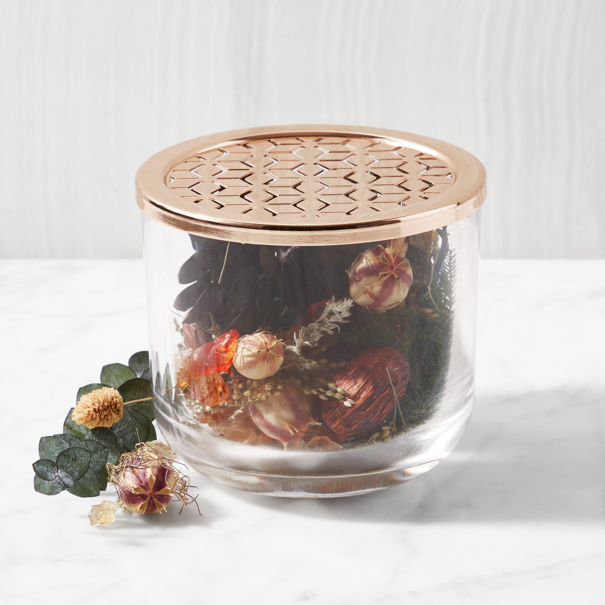 Home Fragrance Potpourri Jar, Cedar & Cardamom