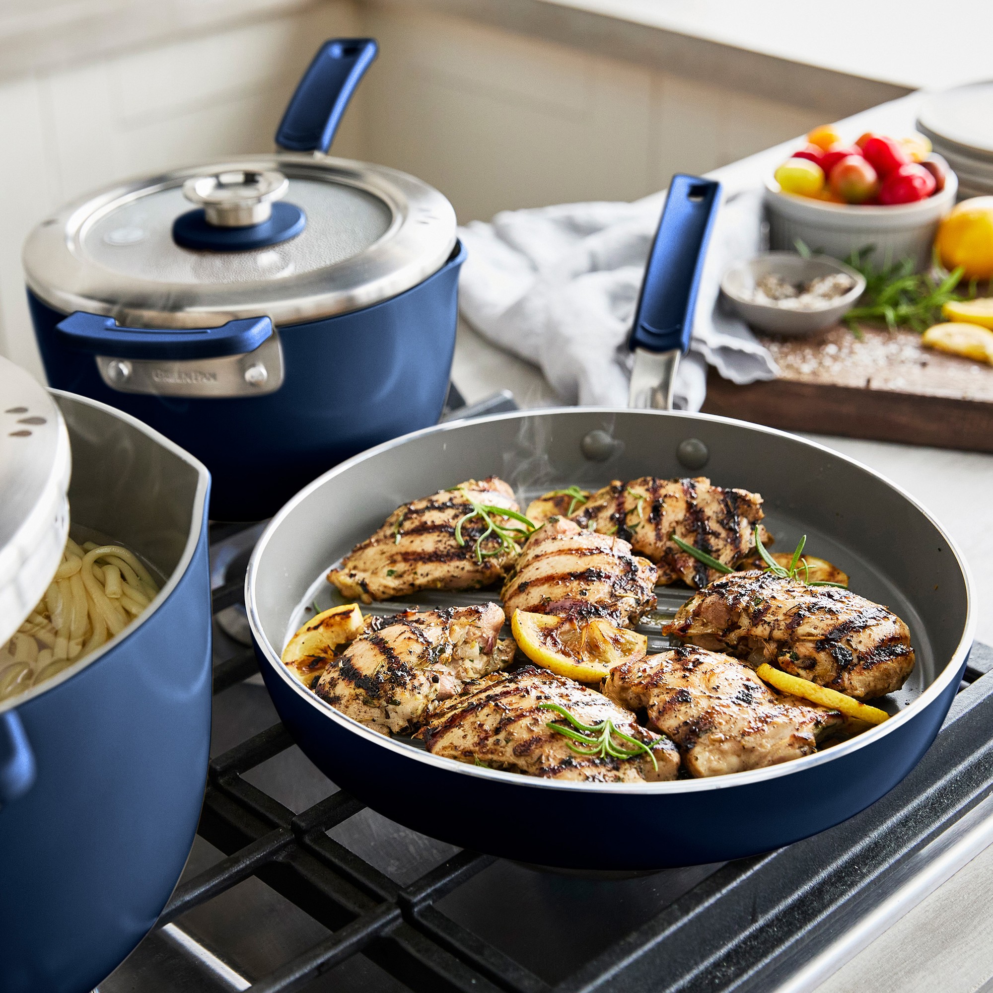 GreenPan™ Space Saving Stack Ceramic Nonstick 11-Piece Cookware Set