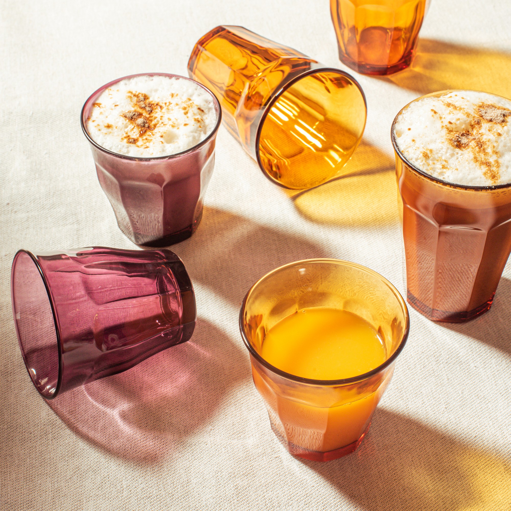 Duralex Picardie Glass Tumblers, 12 oz., Set of 6