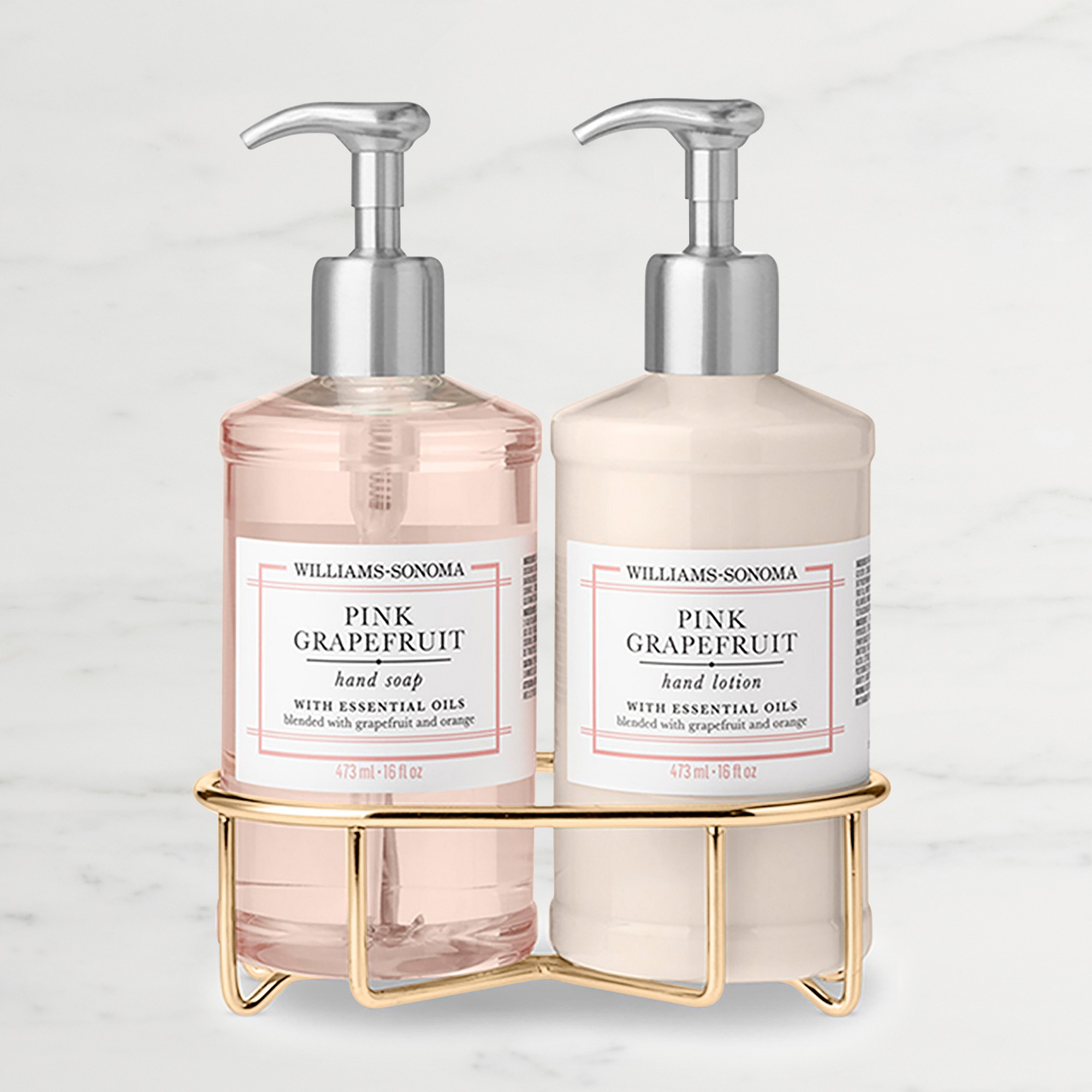 Williams Sonoma Pink Grapefruit Soap & Lotion 3-Piece Set