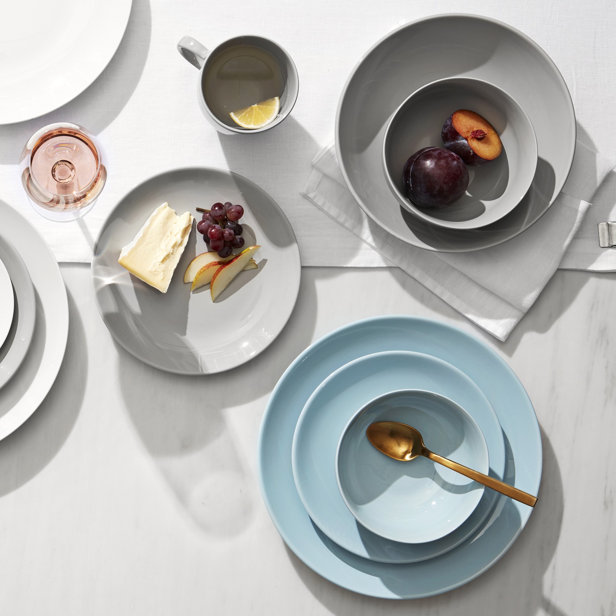 Pillivuyt Coupe Porcelain Mugs