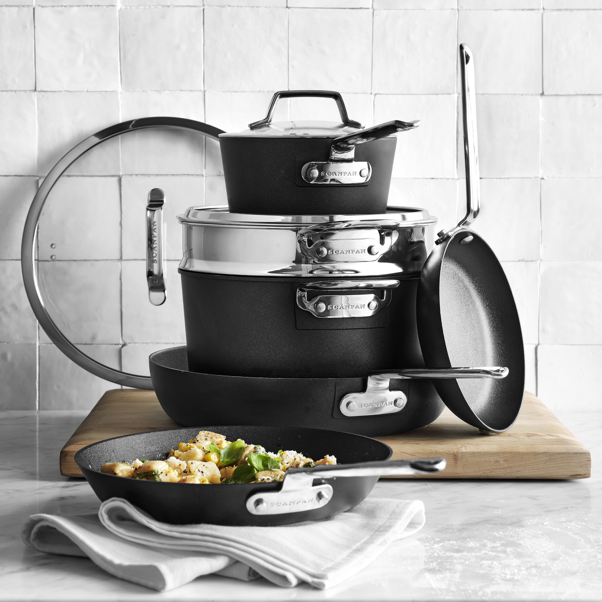 SCANPAN® TechnIQ Nonstick 9-Piece Cookware Set