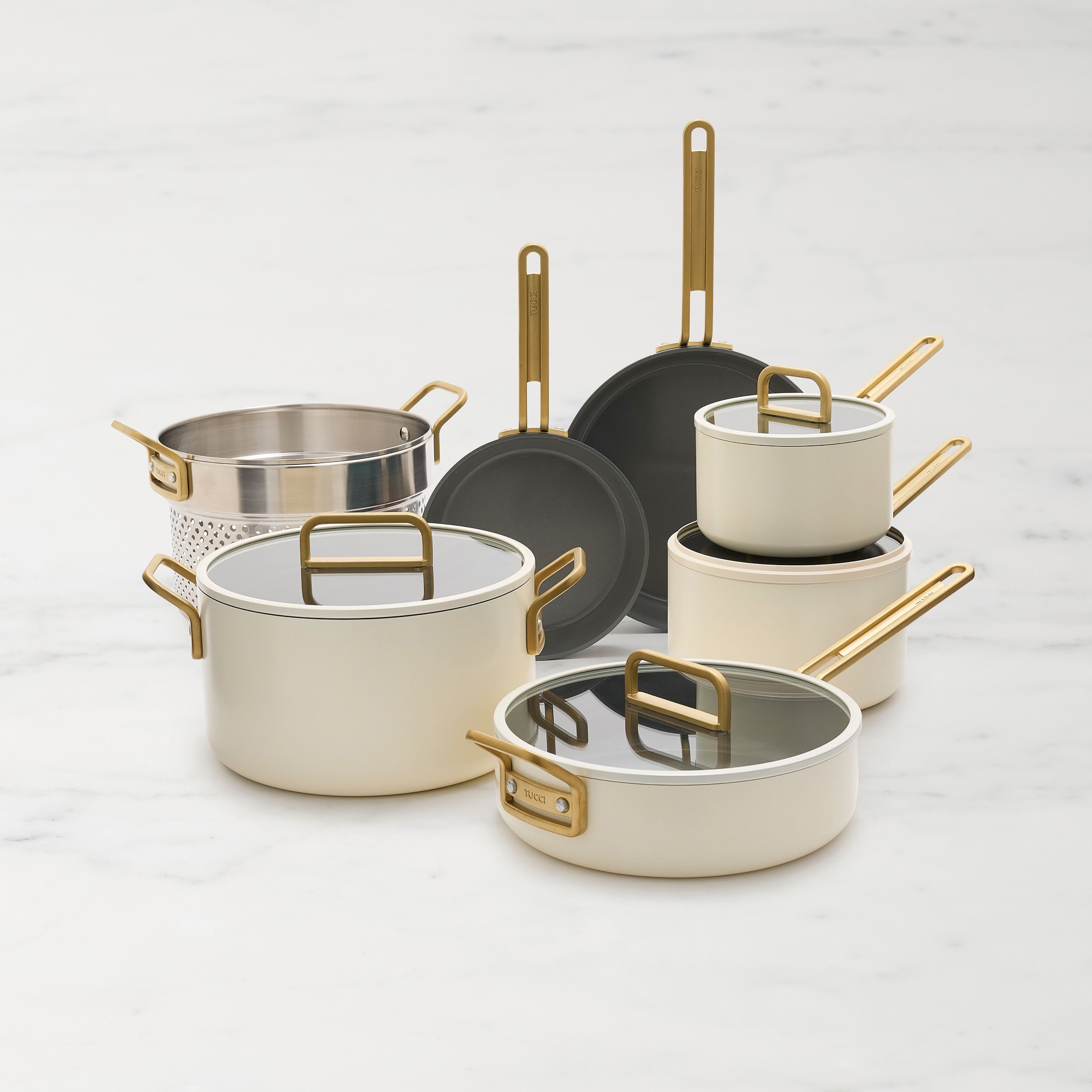 GreenPan™ Stanley Tucci™ Ceramic Nonstick 11-Piece Cookware Set