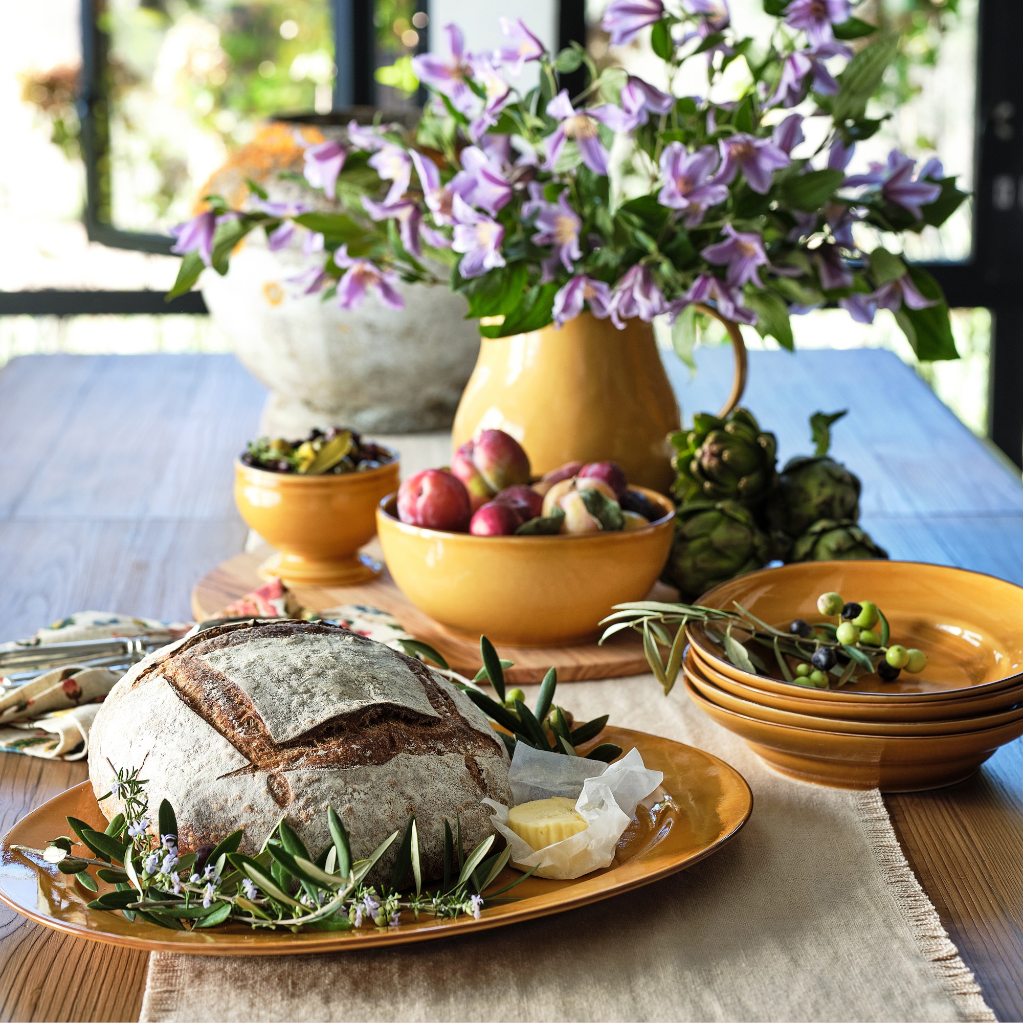 Provençal Salad Plates, Set of 4