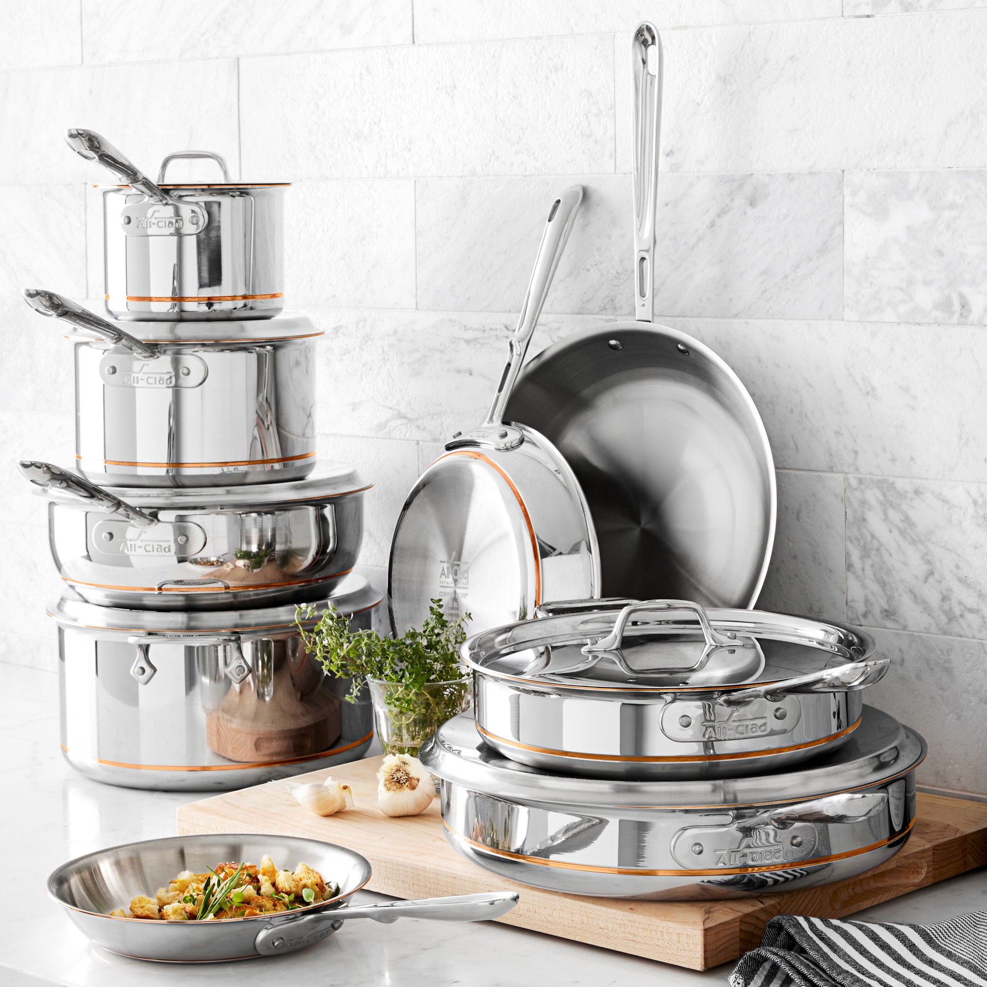 All-Clad Copper Core® 15-Piece Cookware Set