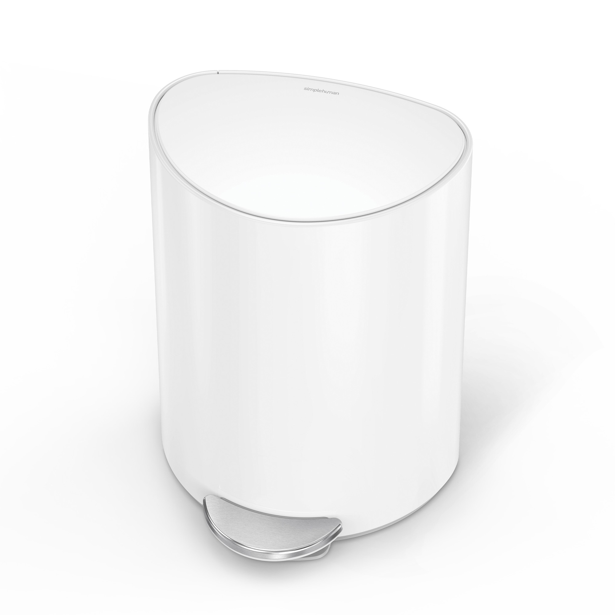 simplehuman™ 6L Semi Round Step Trash Can