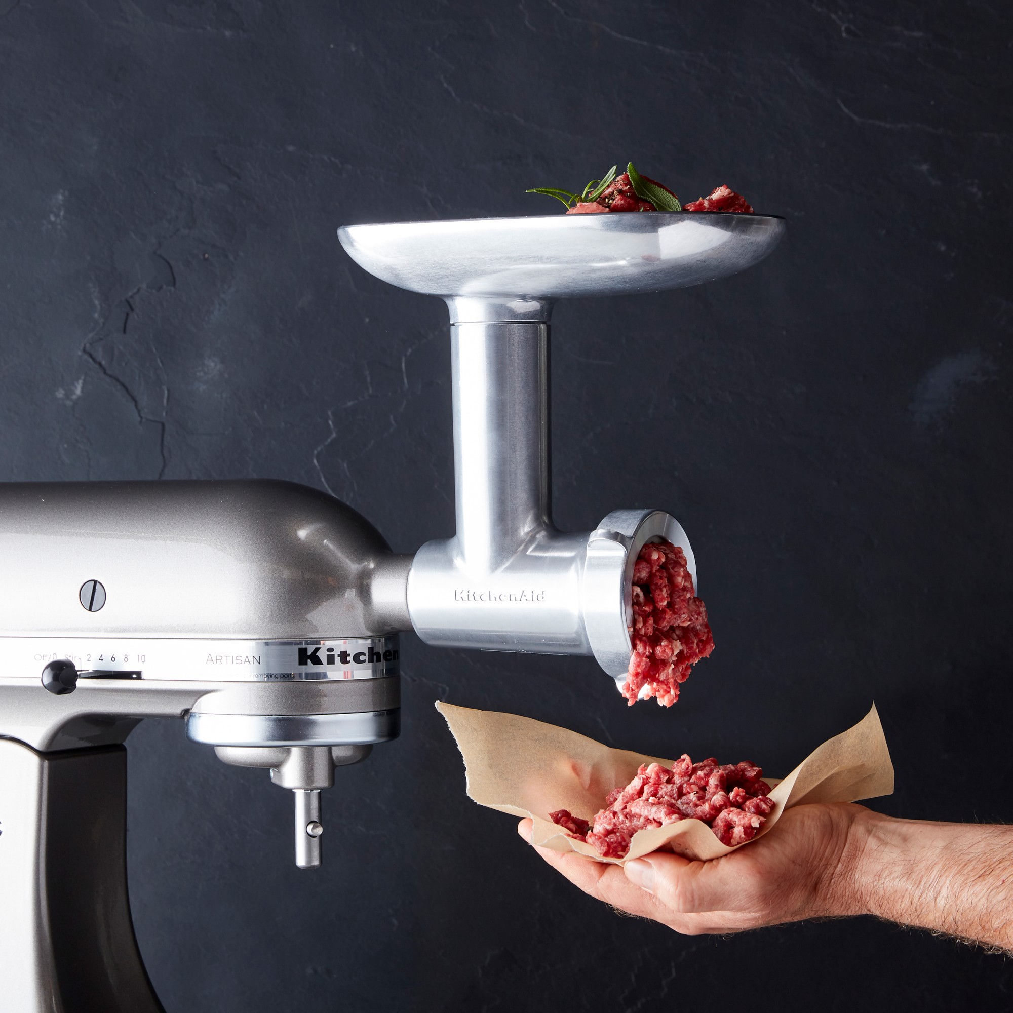 KitchenAid® Mixer Metal Food Grinder Attachment