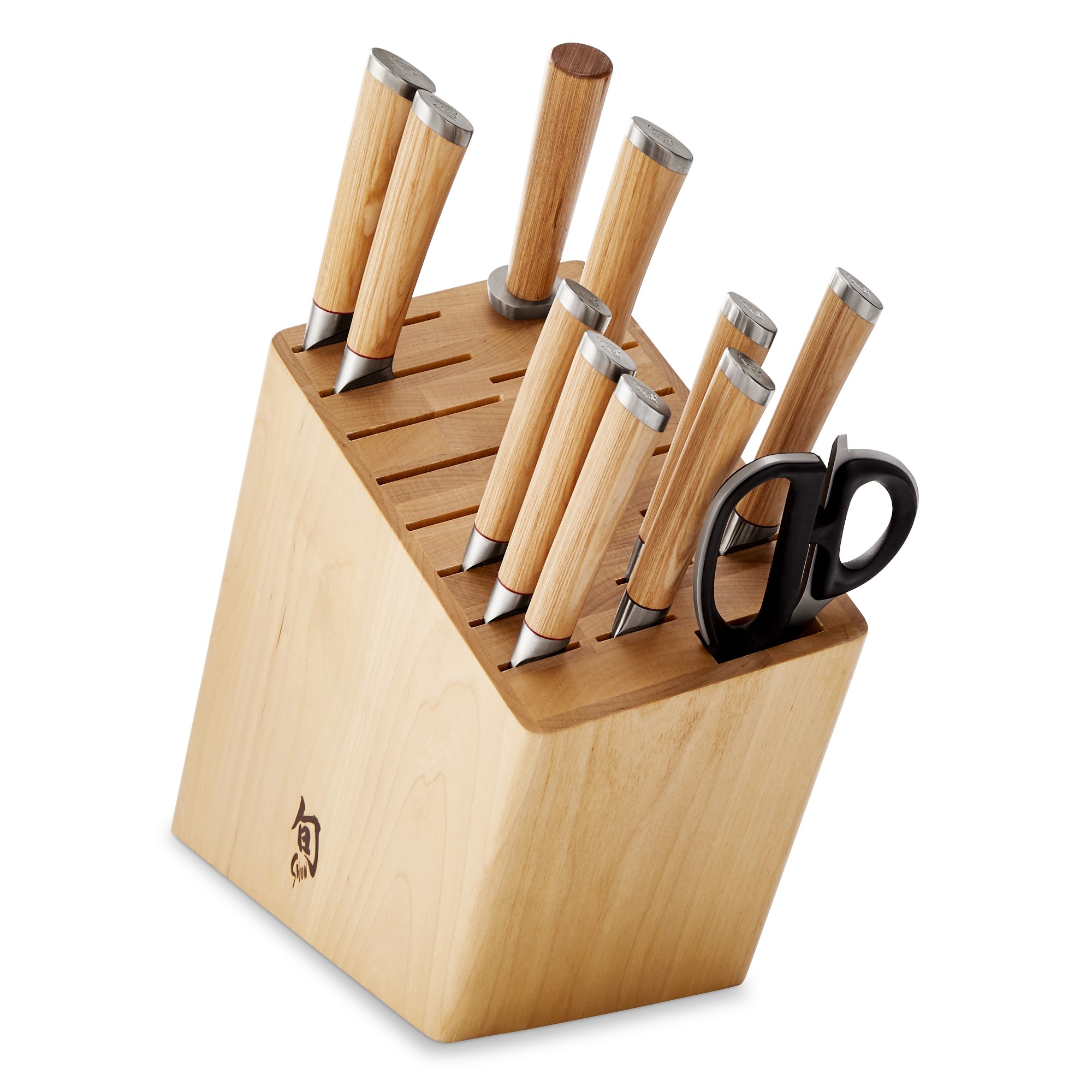 Shun Hikari Knife Block, Set of 12