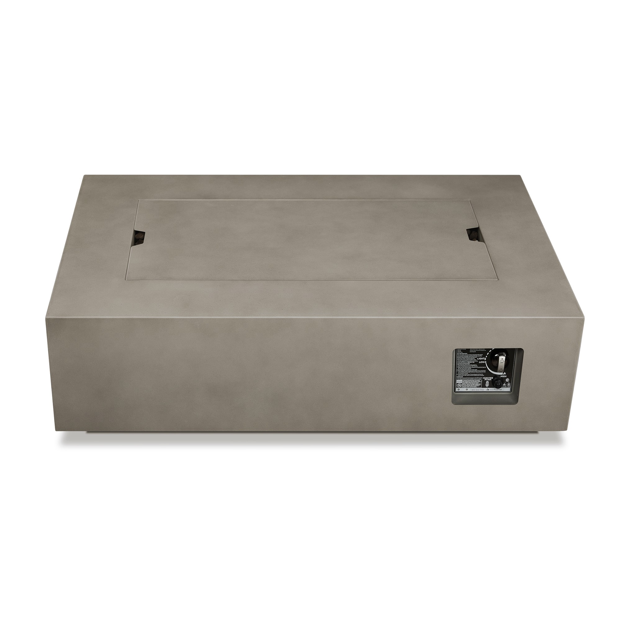 Cardona Rectangular Fire Table (42