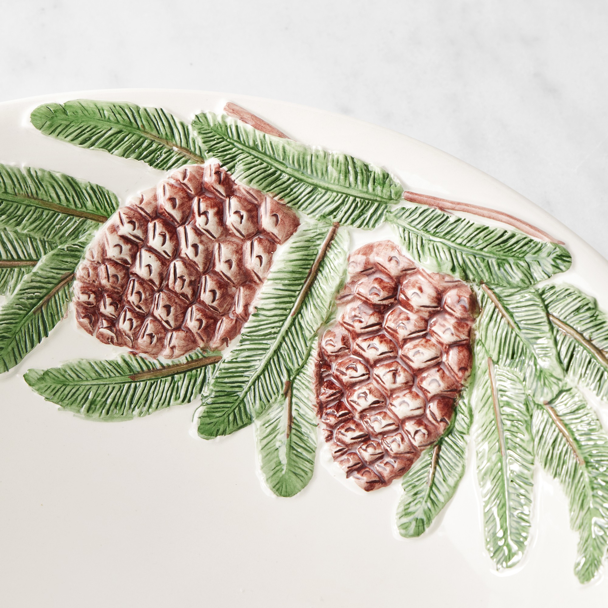Woodland Berry Embossed Serving Bowl