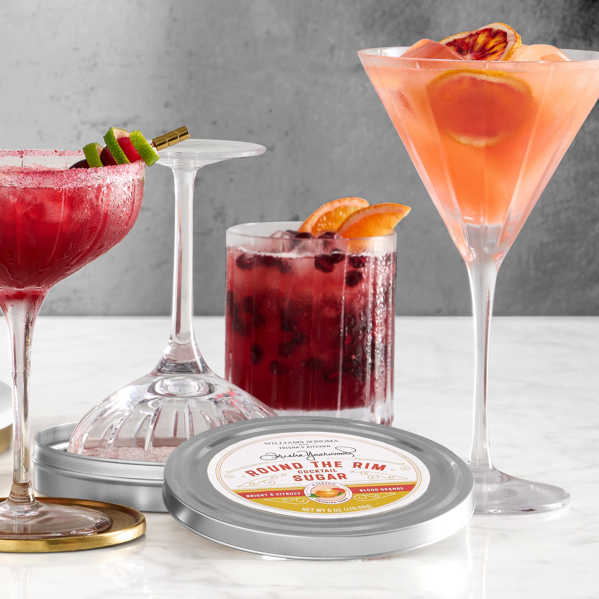 Trisha Yearwood x Williams Sonoma Round the Rim Cocktail Sugar
