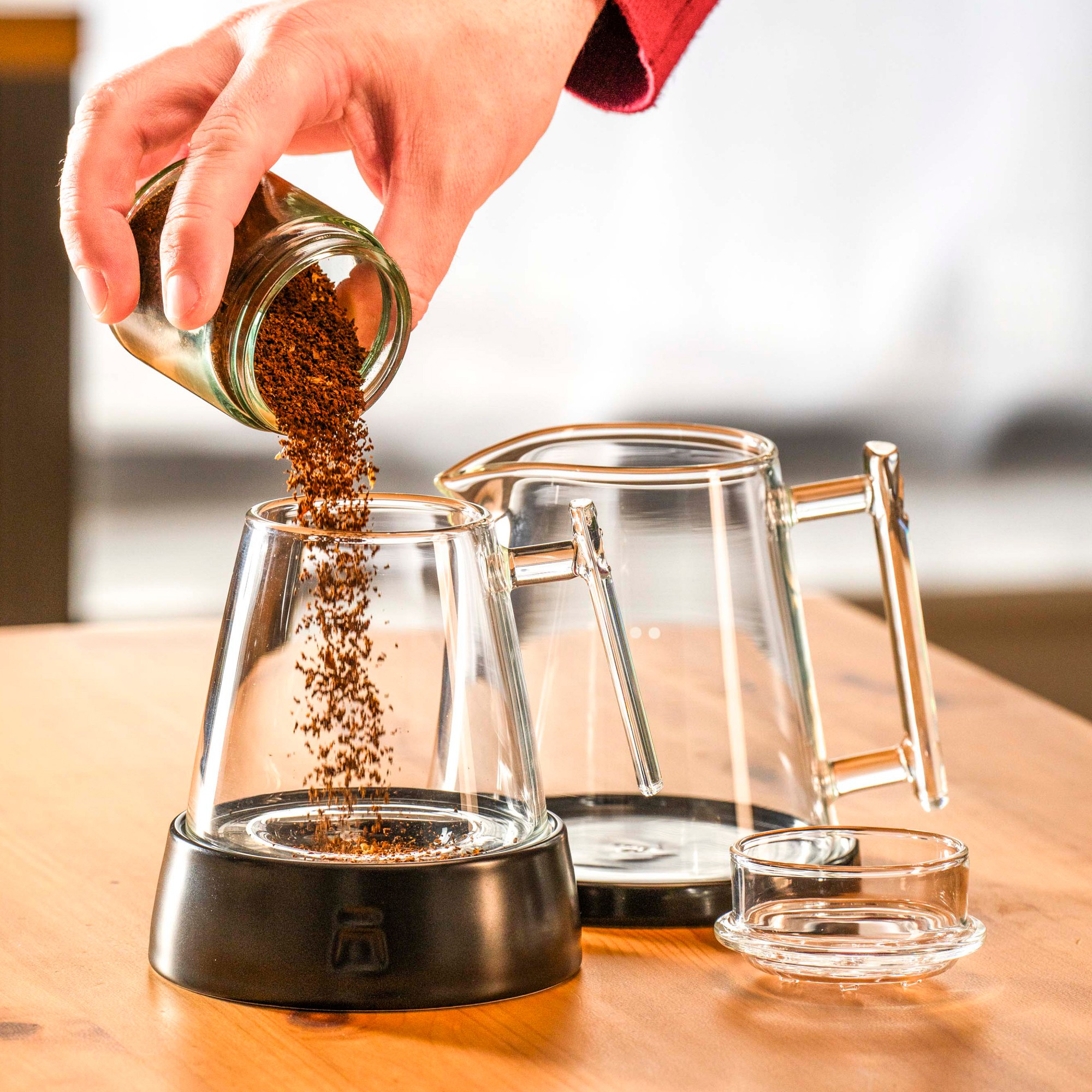 Pure Over Glass Pour-Over XL Coffee Brew Kit
