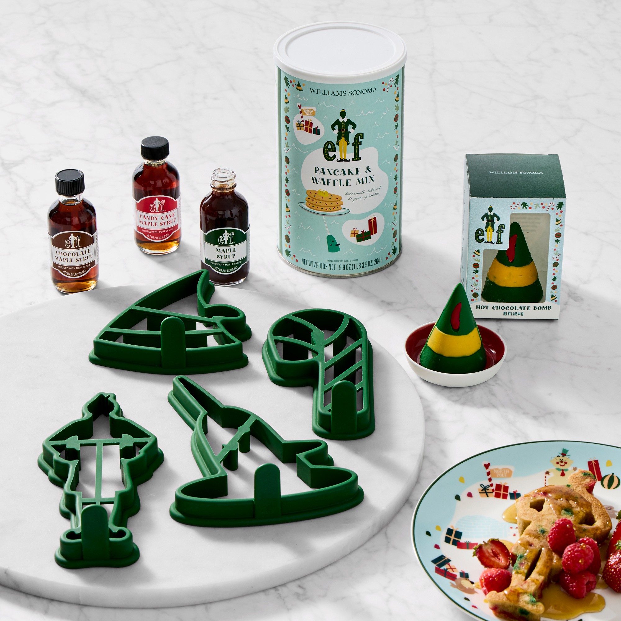 Elf™ Pancake Molds, Set of 4