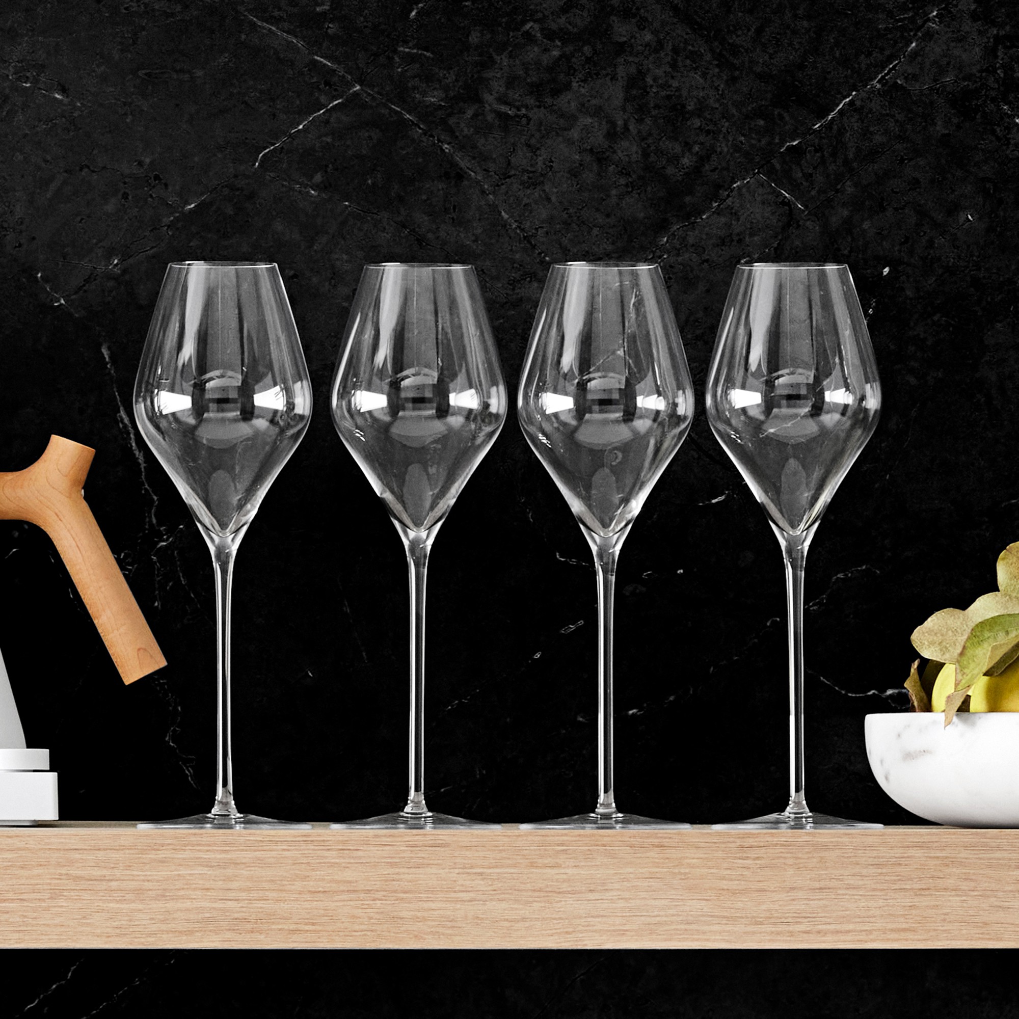 Williams Sonoma Chateau Champagne Flutes, Set of 2