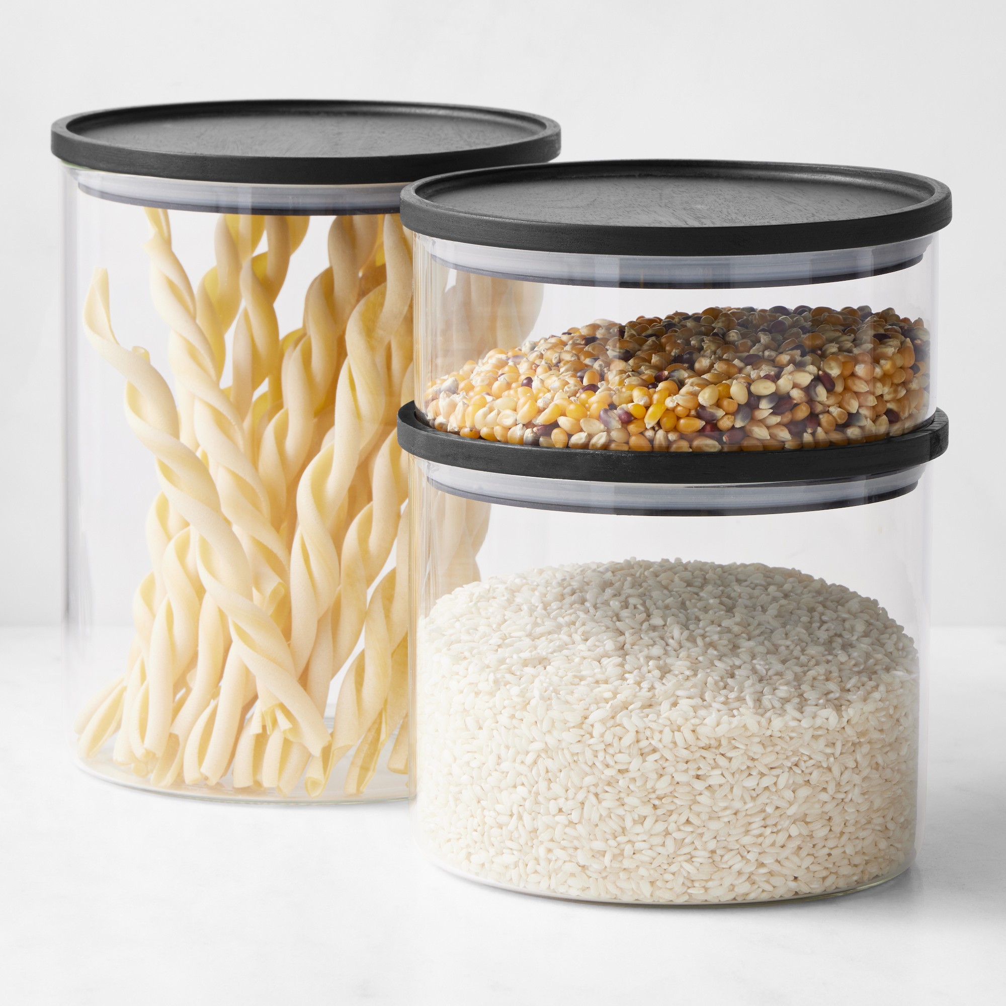 Hold Everything Stackable Glass Canister