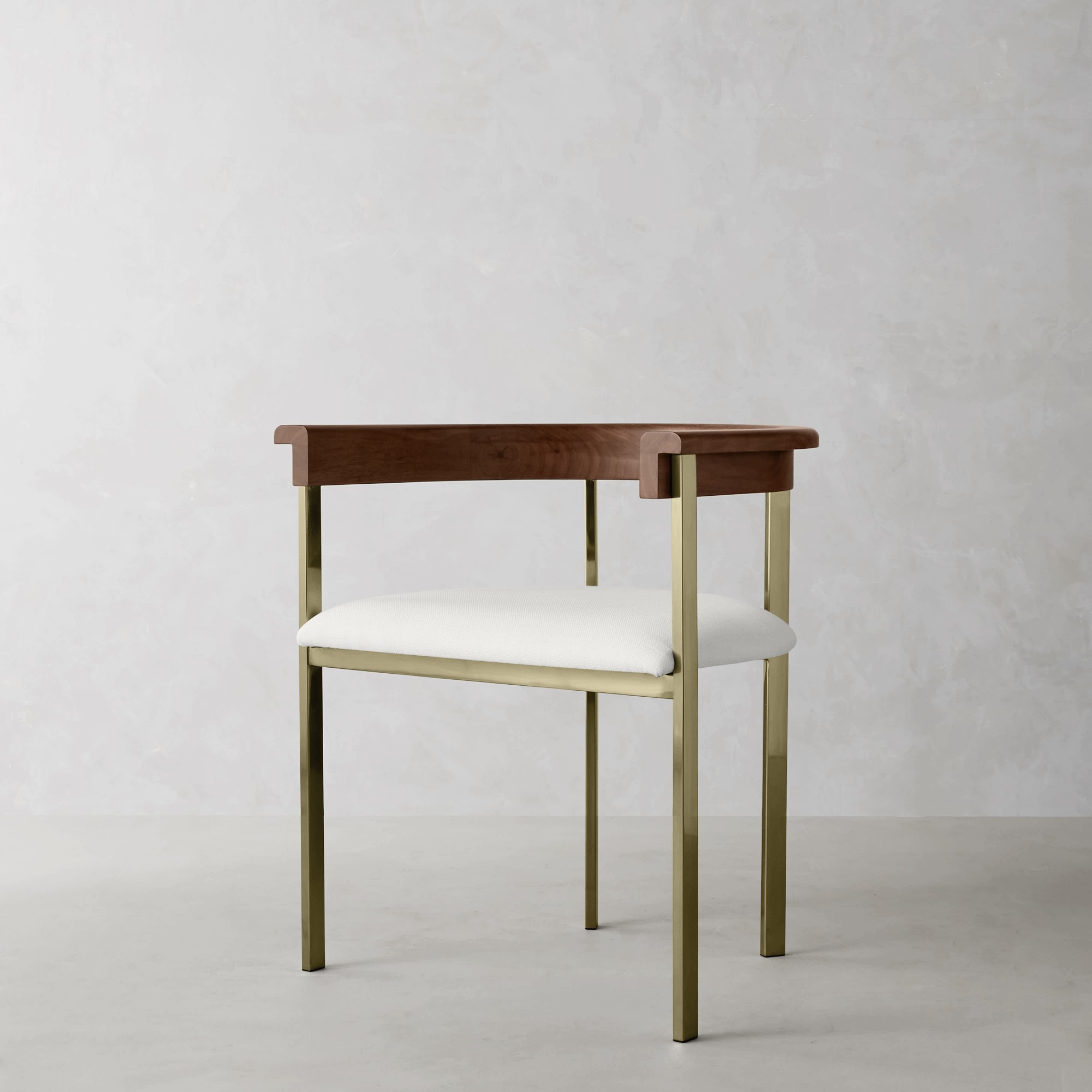 Tulip Upholstered Dining Armchair