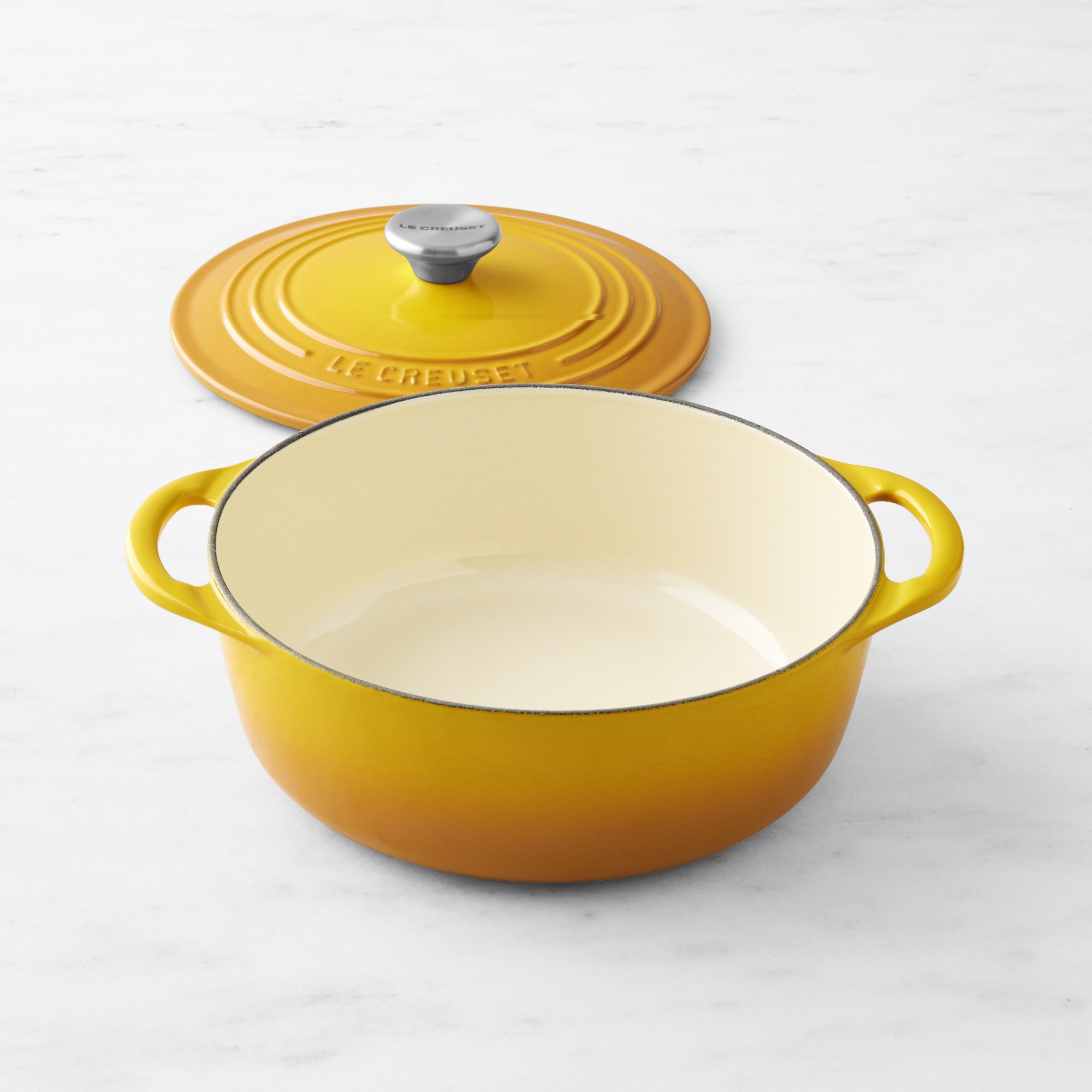 Le Creuset Enameled Cast Iron Shallow Round Oven, 2 3/4-Qt.
