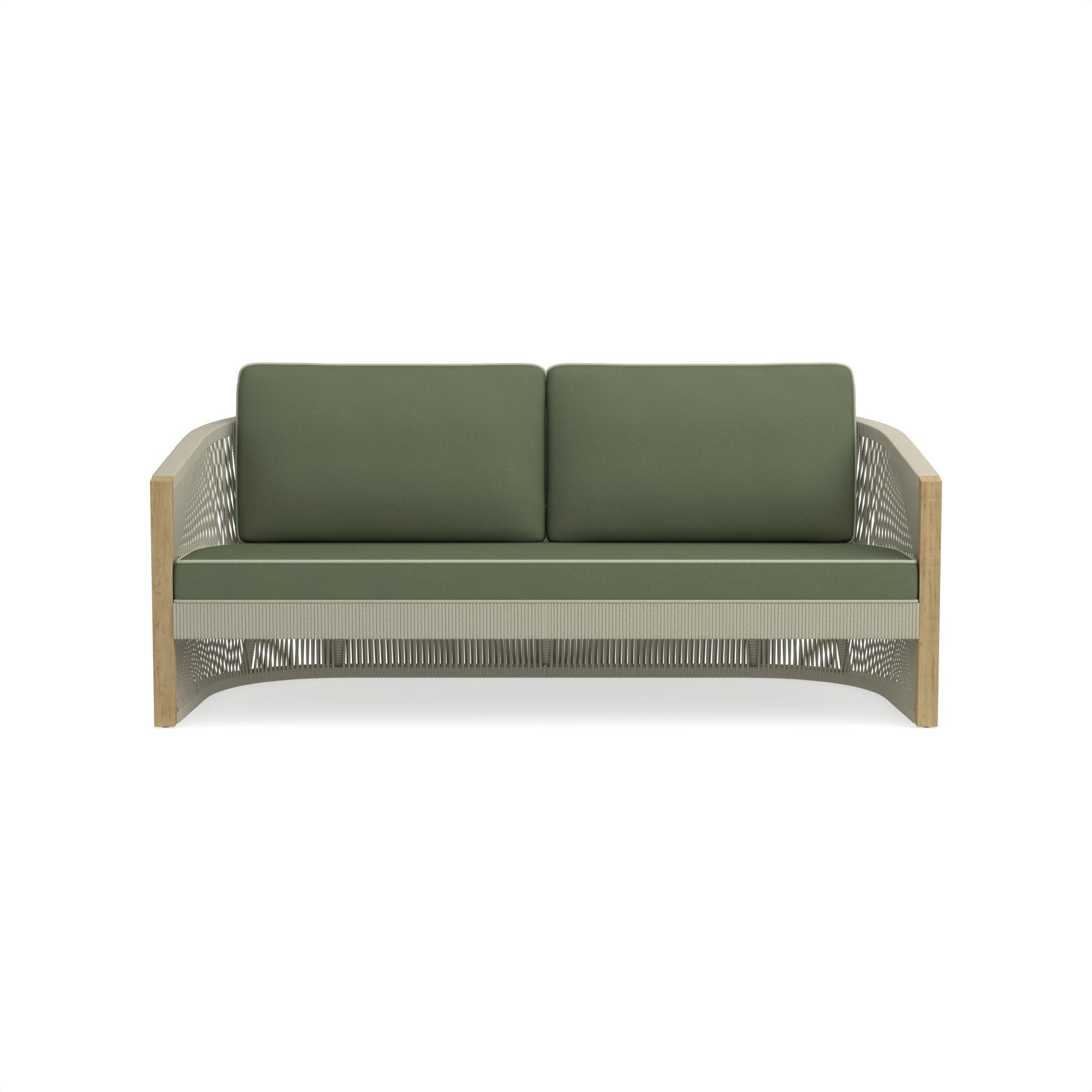 Pasadena Outdoor Teak and Rope Sofa Cushions