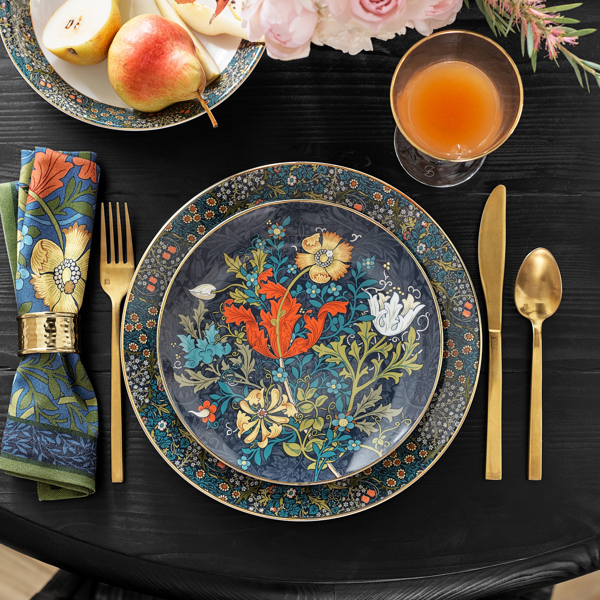 Morris & Co. x Williams Sonoma Cotswold Mixed Salad Plates, Set of 4