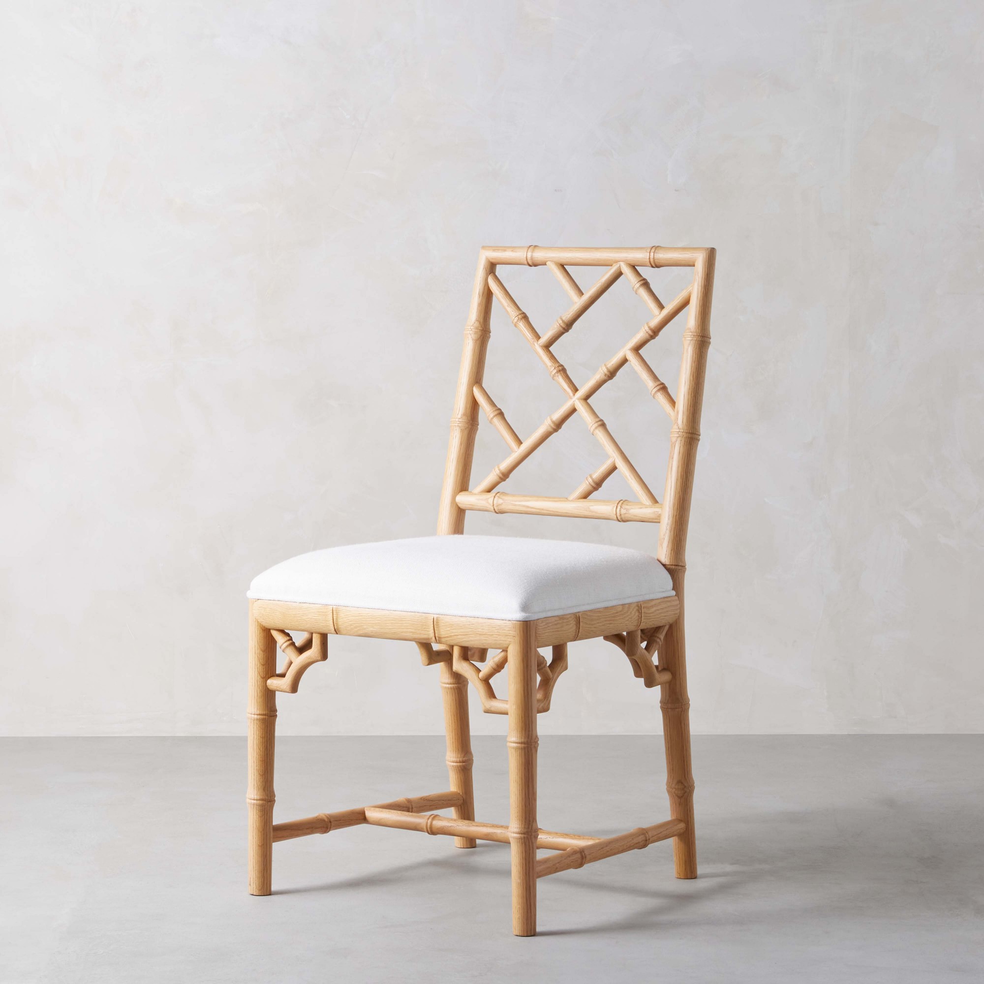 Chippendale Upholstered Bistro Side Chair