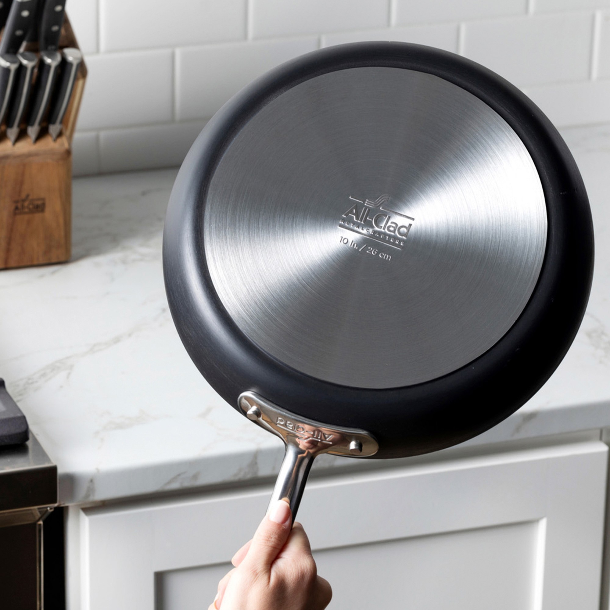 All-Clad HA1 Expert Hard Anodized Nonstick 4-Piece Fry Pan Set