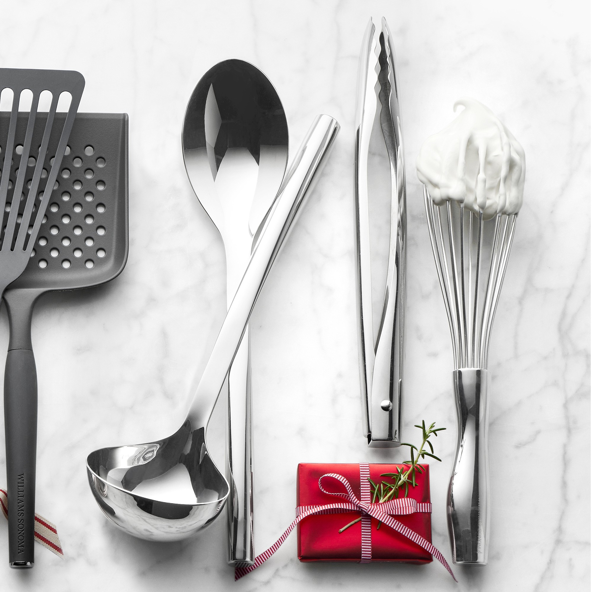 Williams Sonoma Signature Stainless Steel Locking Tongs