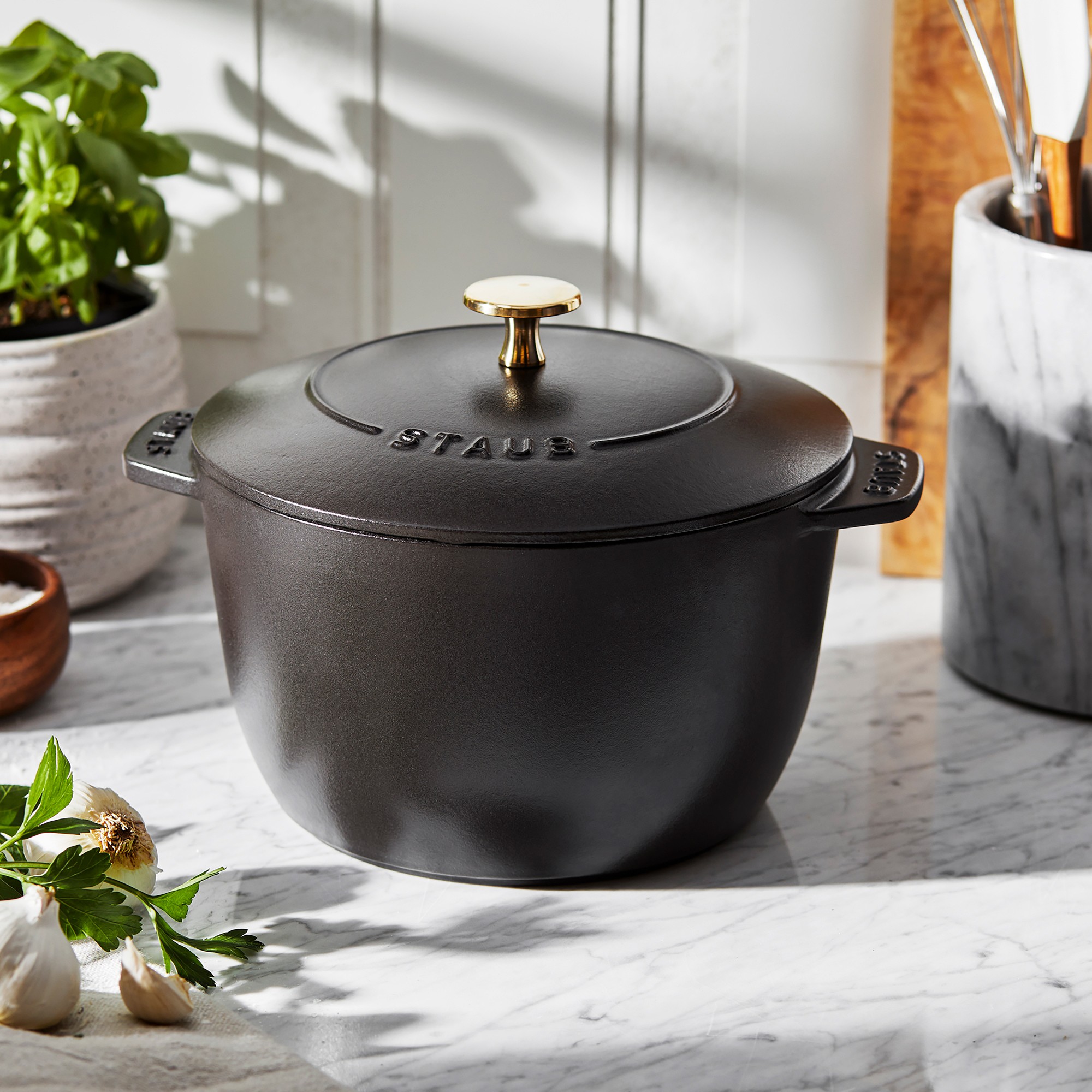 Staub Enameled Cast Iron Demi French Oven, 3 1/4-Qt.