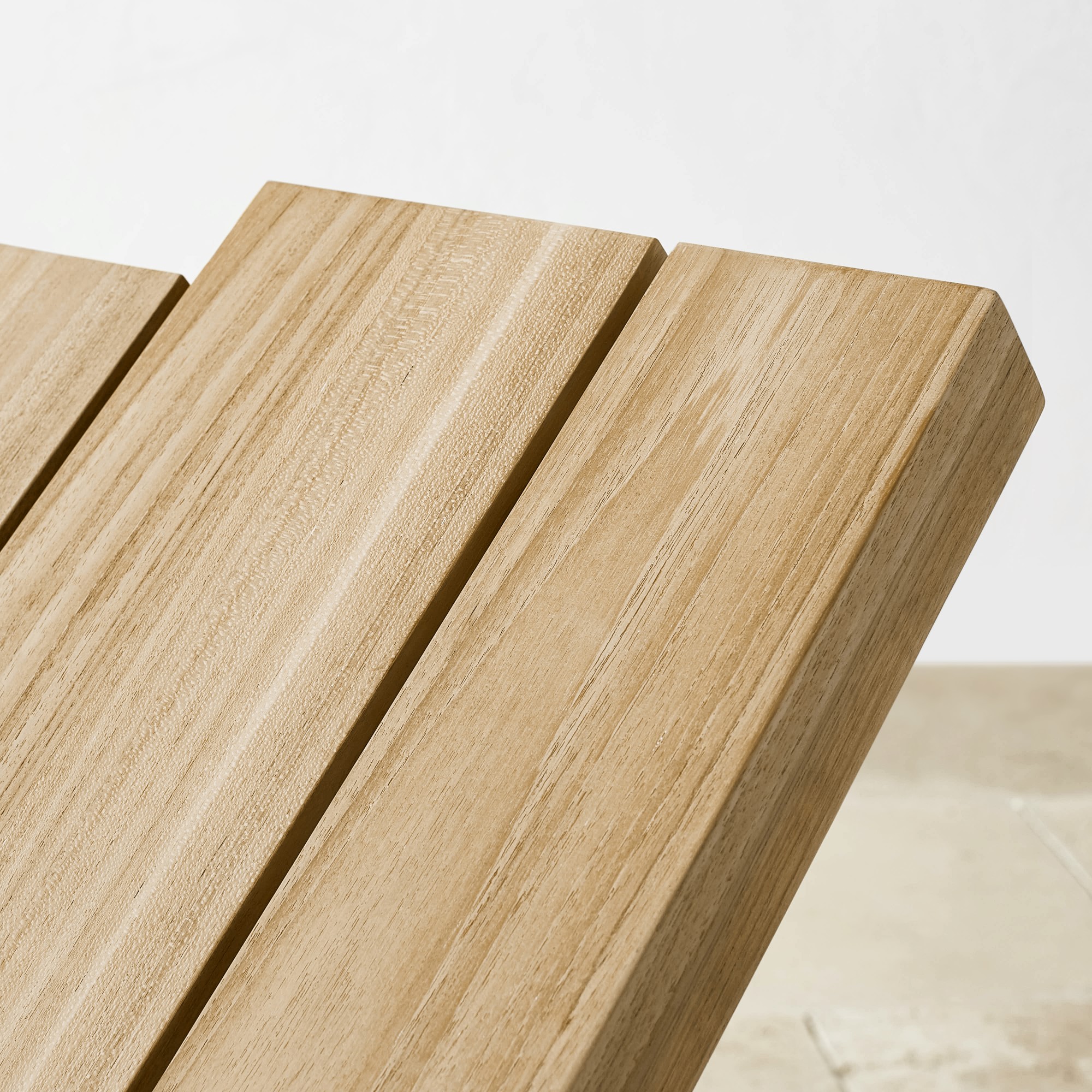 Larnaca Outdoor Natural Teak Chaise