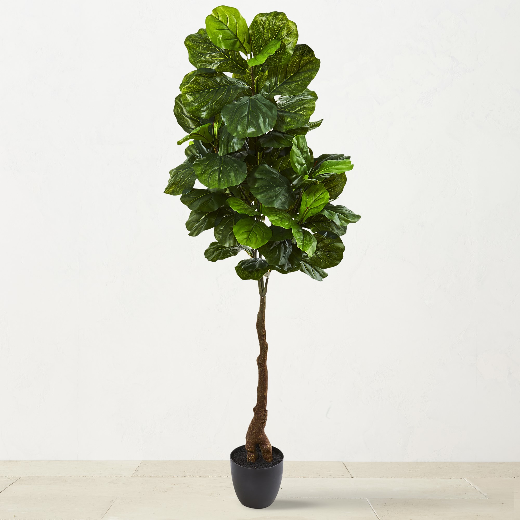 Faux Indoor Real Touch Fiddle Leaf Tree, 64