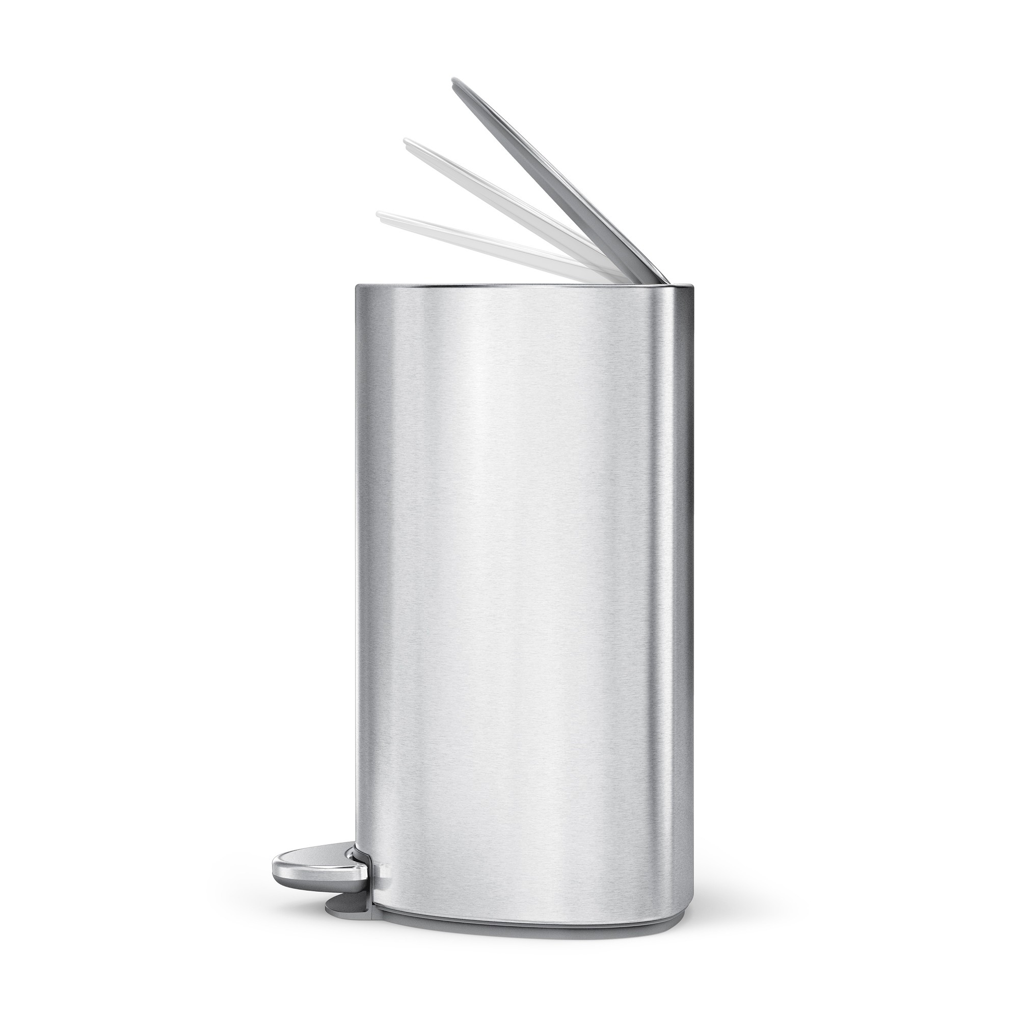 simplehuman™ 6L Semi Round Step Trash Can