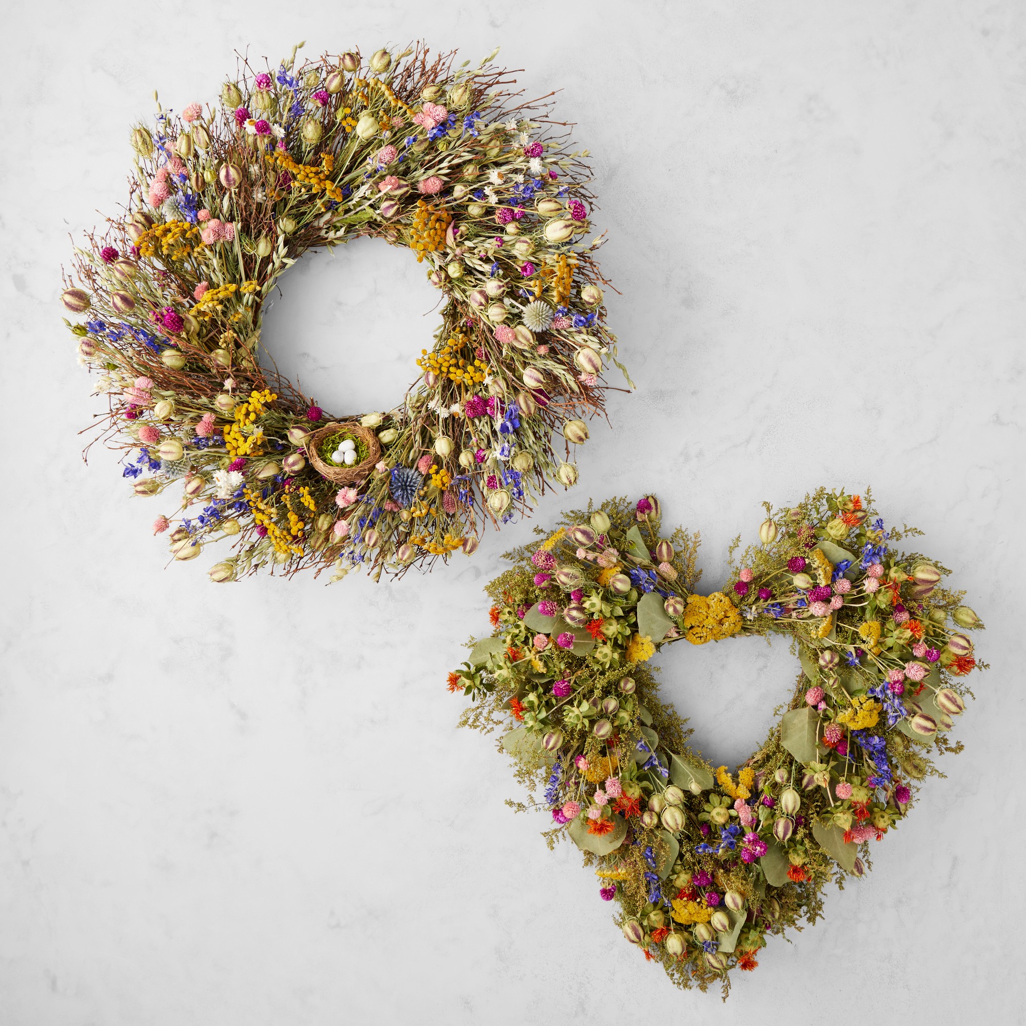 Garden Party Heart Wreath, 20