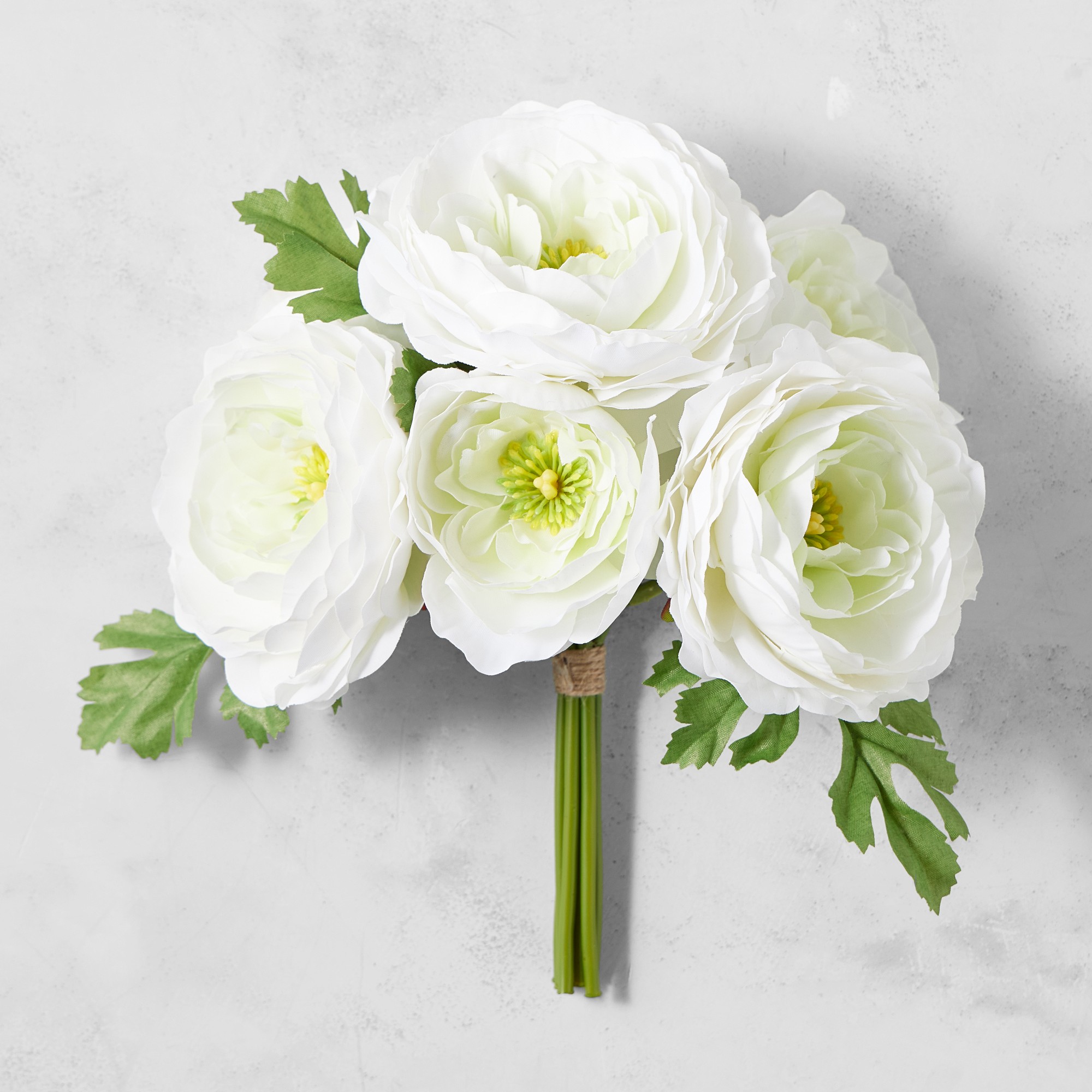 Faux Ranunculus Floral Bundle