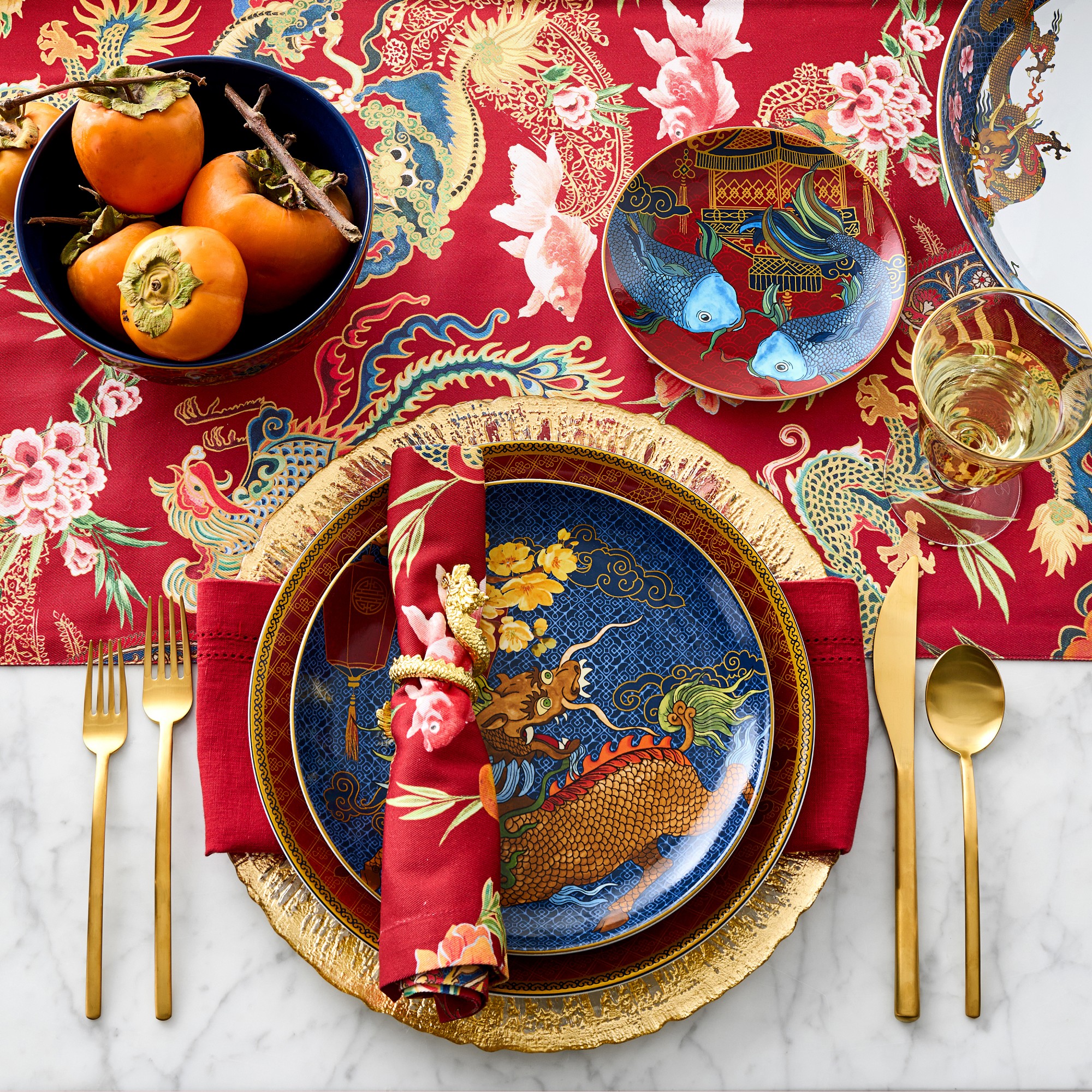 Dragon Napkin Rings, Set of 4