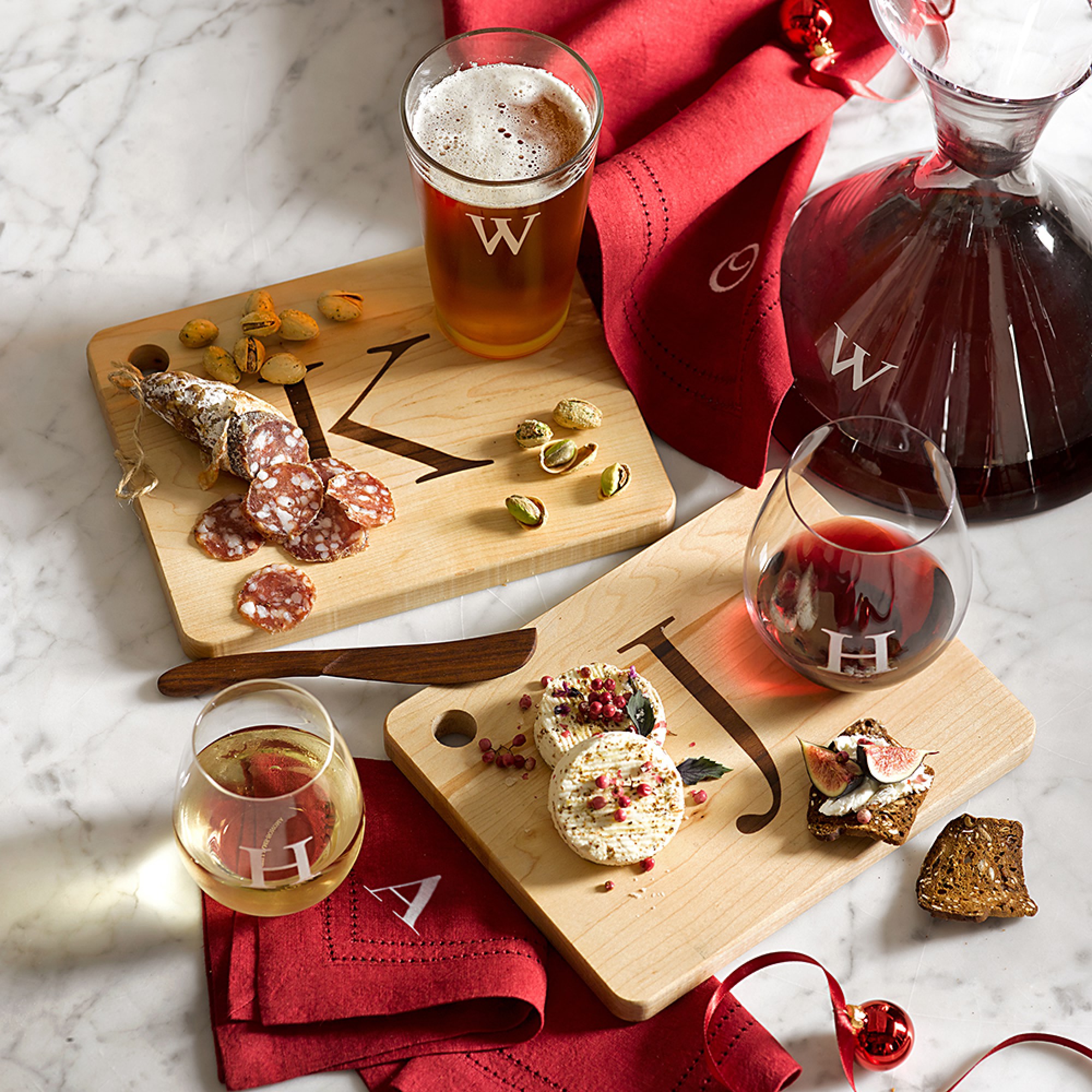 Williams Sonoma Reserve Stemless Red Wine Glasses