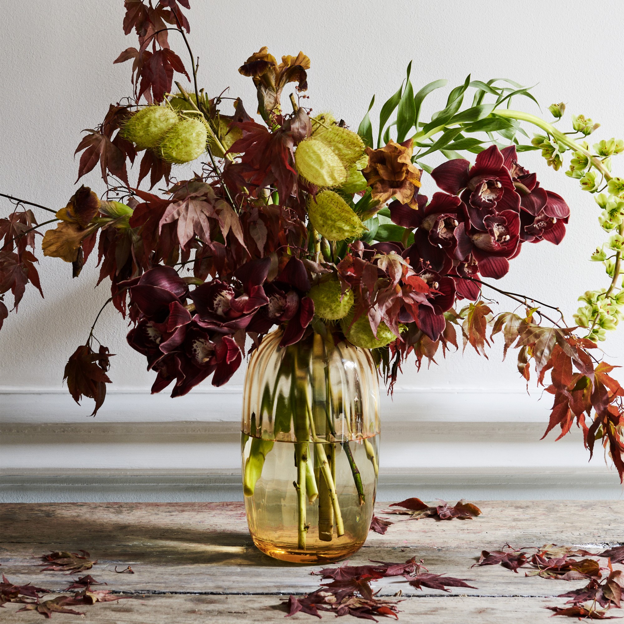 Primula Oval Glass Vase