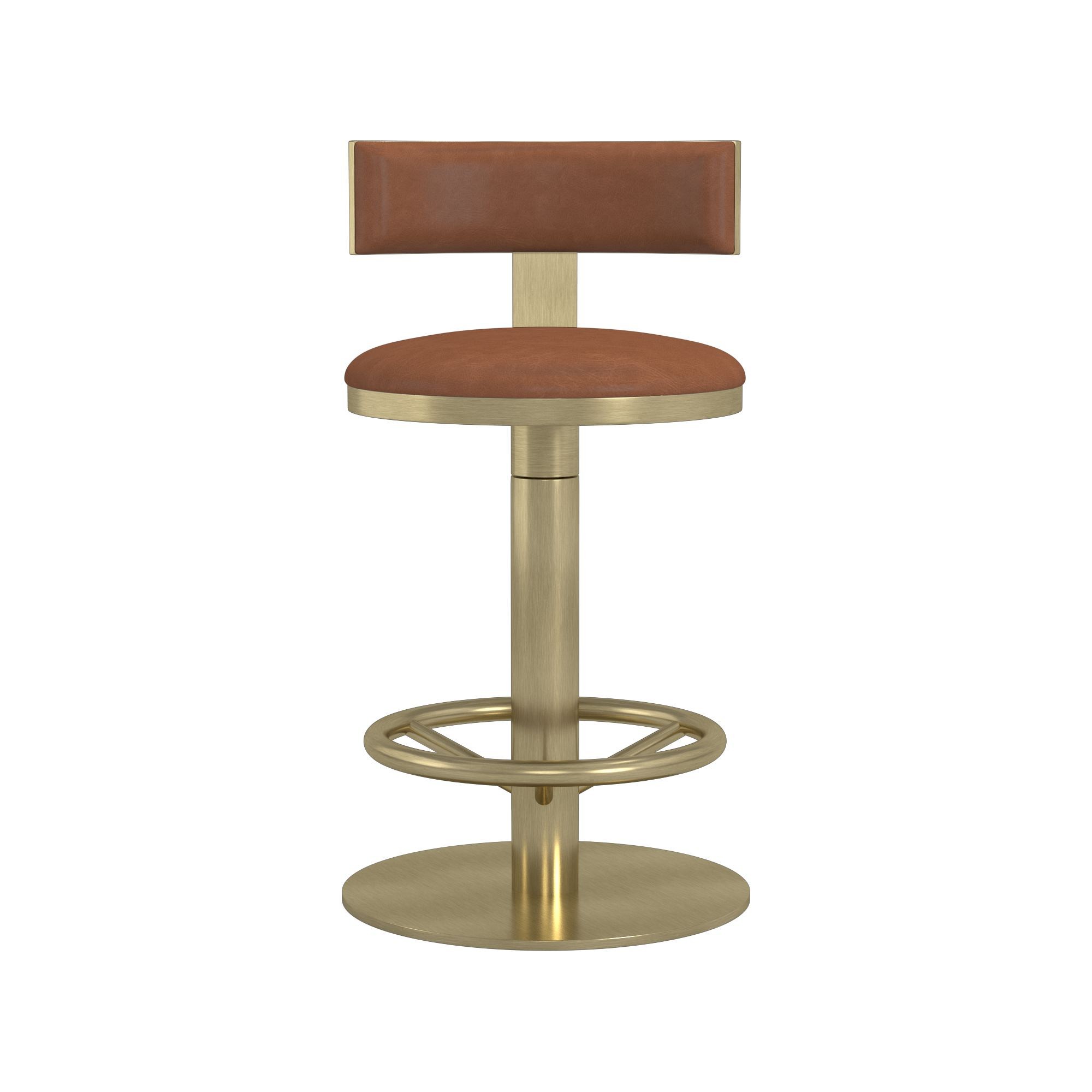 Larkin Upholstered Pedestal Counter & Bar Stool