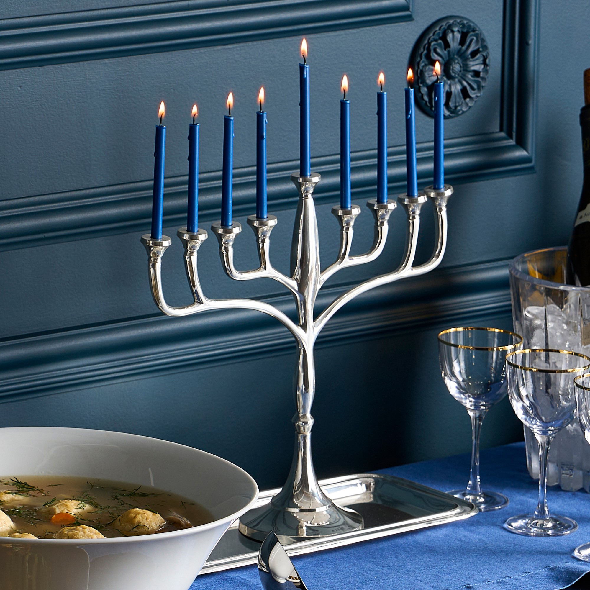 Silver Menorah