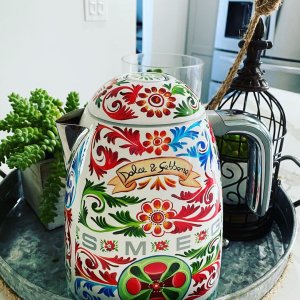 SMEG Dolce & Gabbana Electric Kettle, Sicily is My Love