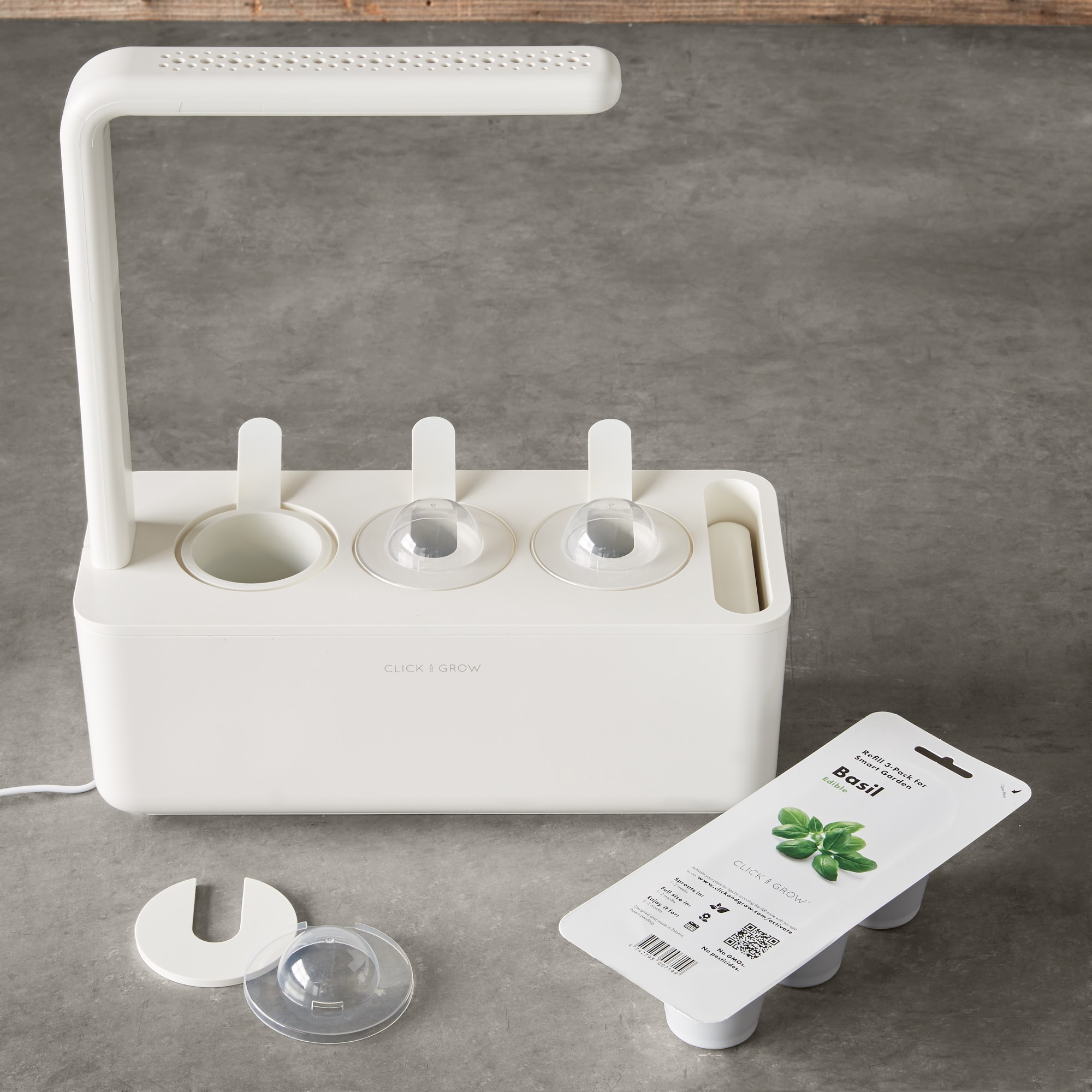 Click & Grow Smart Garden System, 3-Pod, White